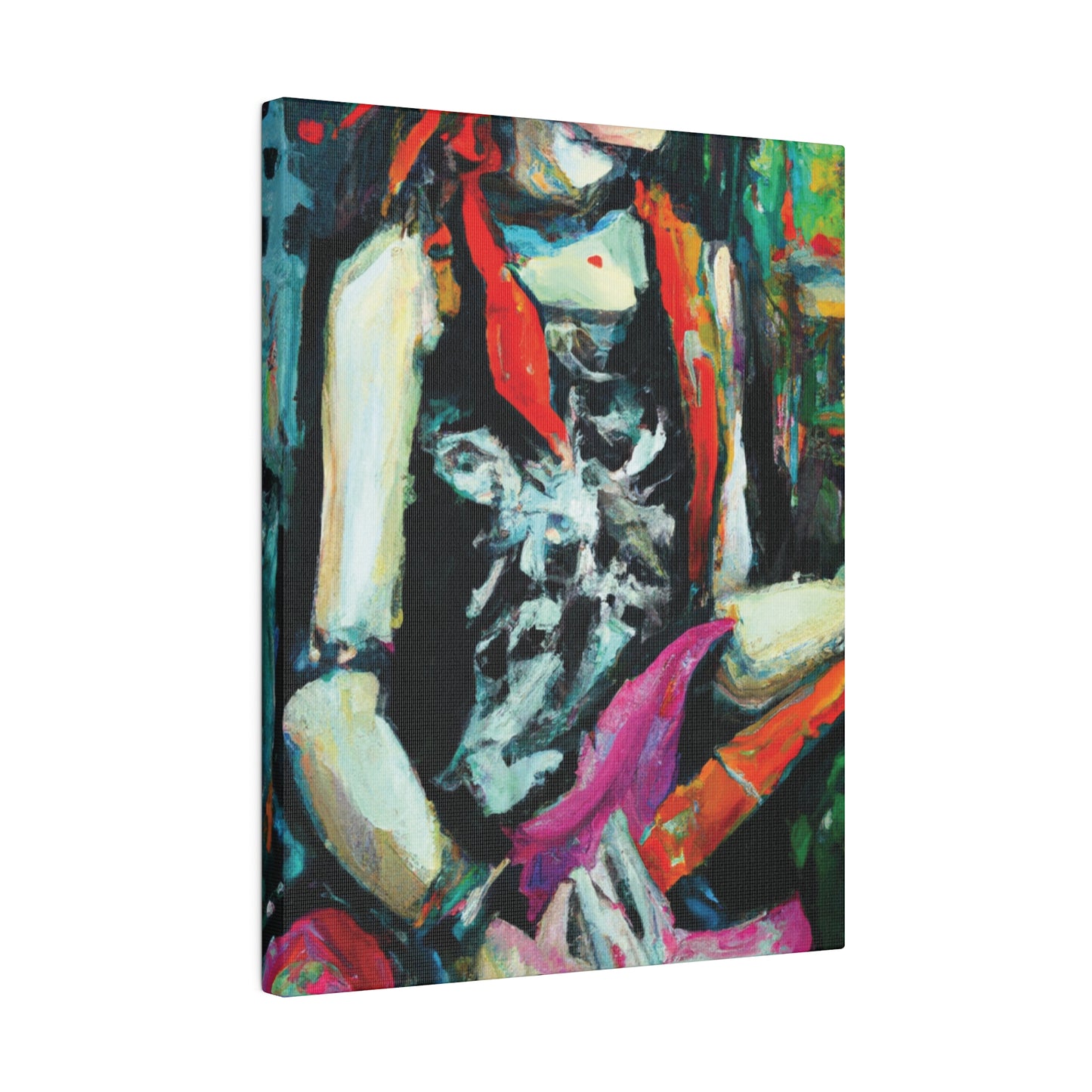 7134X - Rockstar Oil Painting Style Print | Poster | Home Decor | Wall Art | Music Art | Canvas