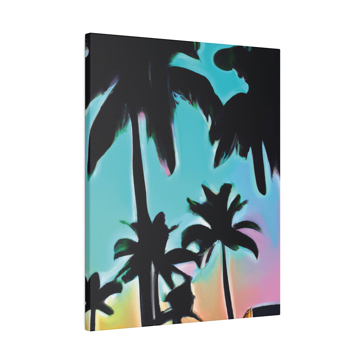 5491X - Miami Beach Sunset Painting Print | Miami | Beach | Sunset | Poster | Home Decor | Wall Art | Canvas