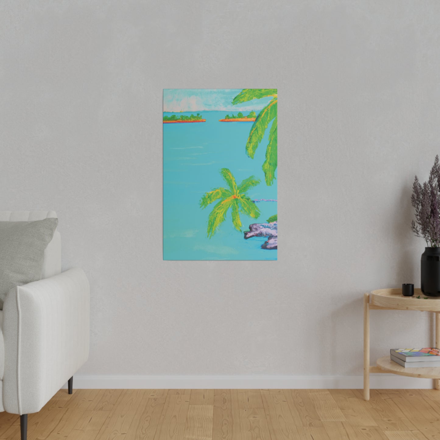 8932V - Bahamas Ocean Painting Print | Bahamas | Ocean | Beach | Poster | Home Decor | Wall Art | Canvas