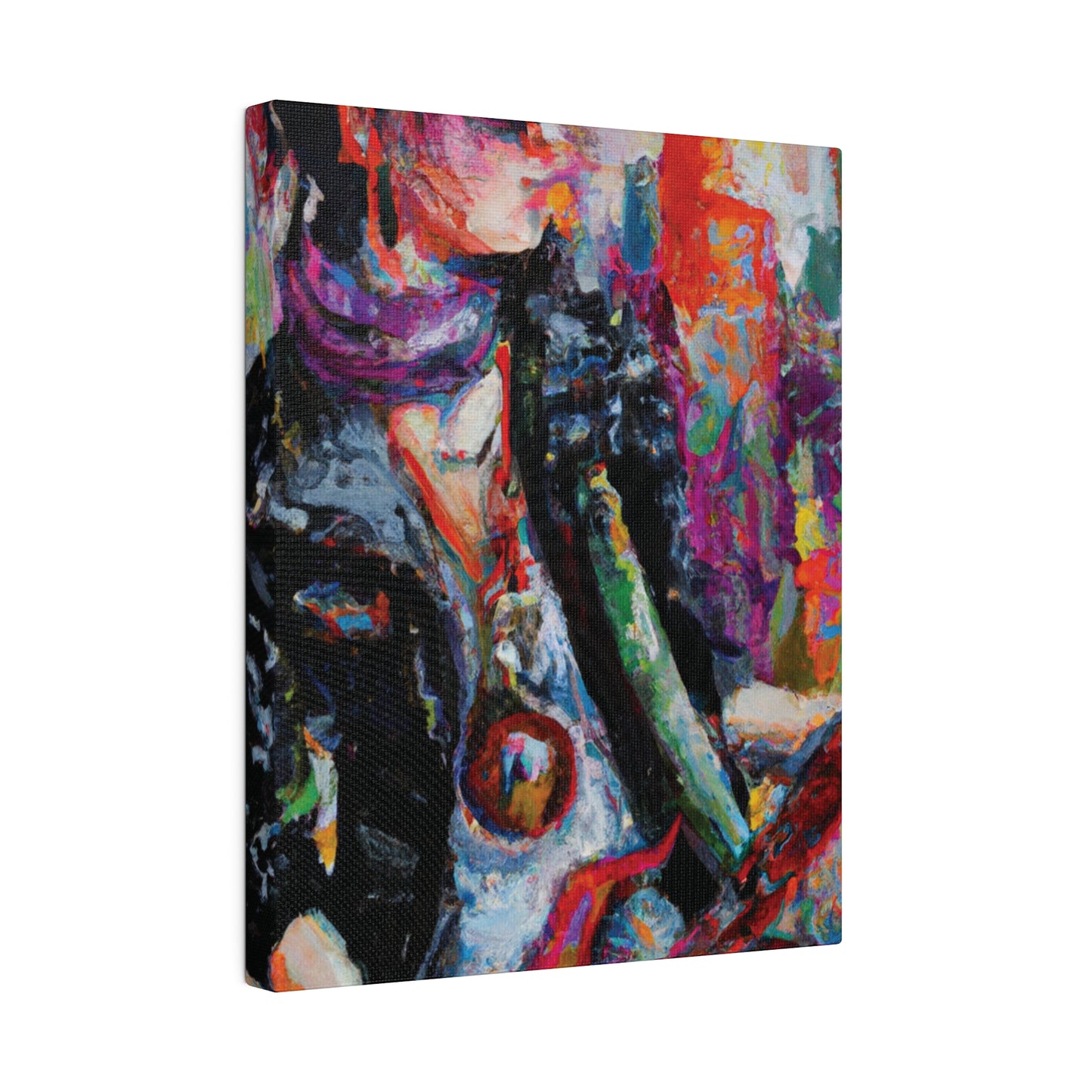 4532P - Rockstar Oil Painting Style Print | Poster | Home Decor | Wall Art | Music Art | Canvas