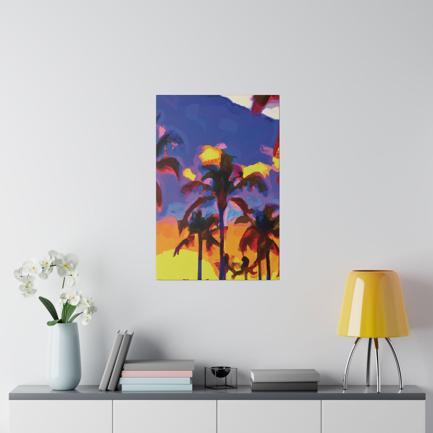 3162U - Miami Beach Sunset Painting Print | Miami | Beach | Sunset | Poster | Home Decor | Wall Art | Canvas