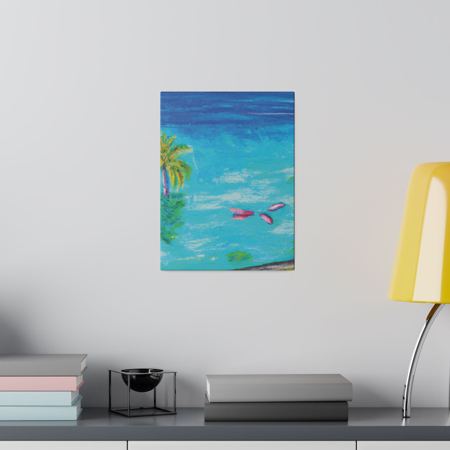 9387Q - Bahamas Ocean Painting Print | Bahamas | Ocean | Beach | Poster | Home Decor | Wall Art | Canvas