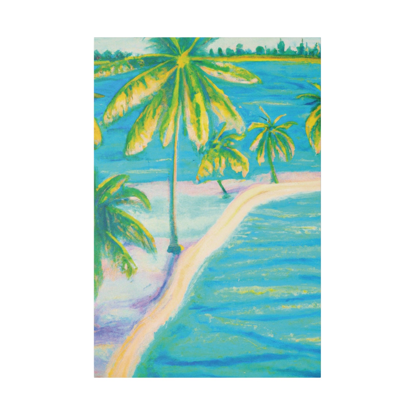 9662V - Bahamas Ocean Painting Print | Bahamas | Ocean | Beach | Poster | Home Decor | Wall Art | Canvas