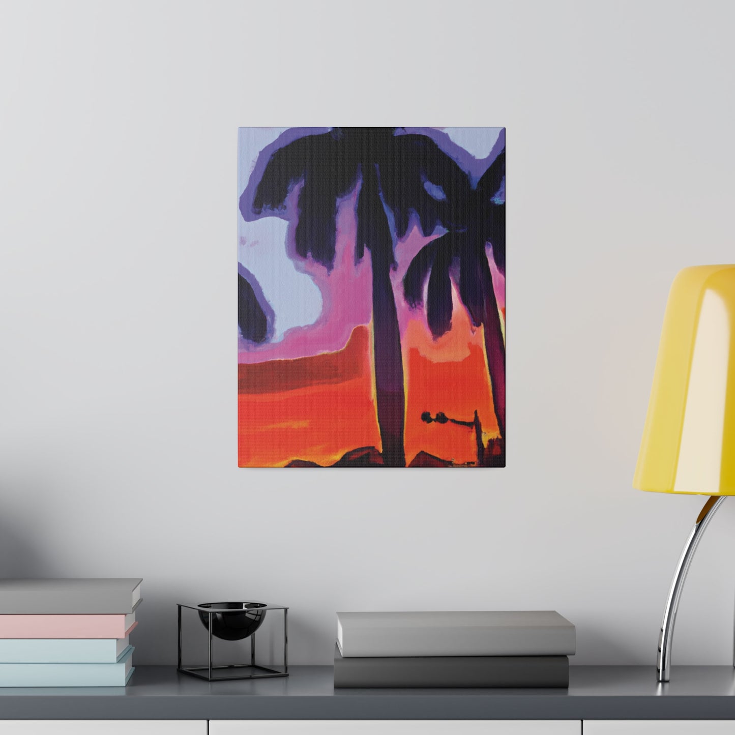 8187A - Miami Beach Sunset Painting Print | Miami | Beach | Sunset | Poster | Home Decor | Wall Art | Canvas