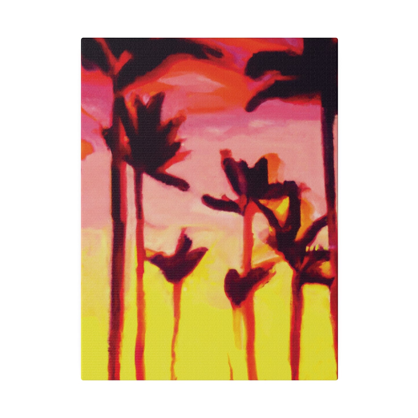 2249A - Miami Beach Sunset Painting Print | Miami | Beach | Sunset | Poster | Home Decor | Wall Art | Canvas