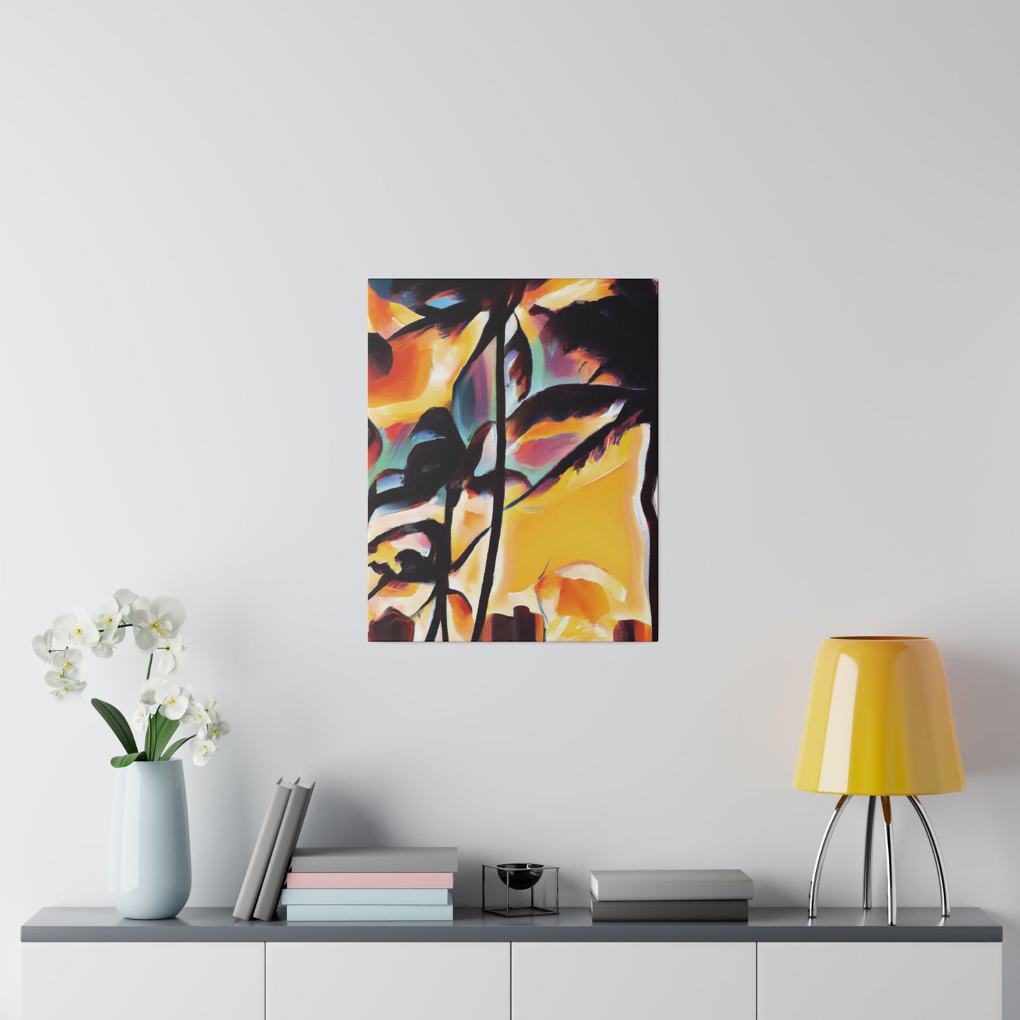 7343H - Miami Beach Sunset Painting Print | Miami | Beach | Sunset | Poster | Home Decor | Wall Art | Canvas