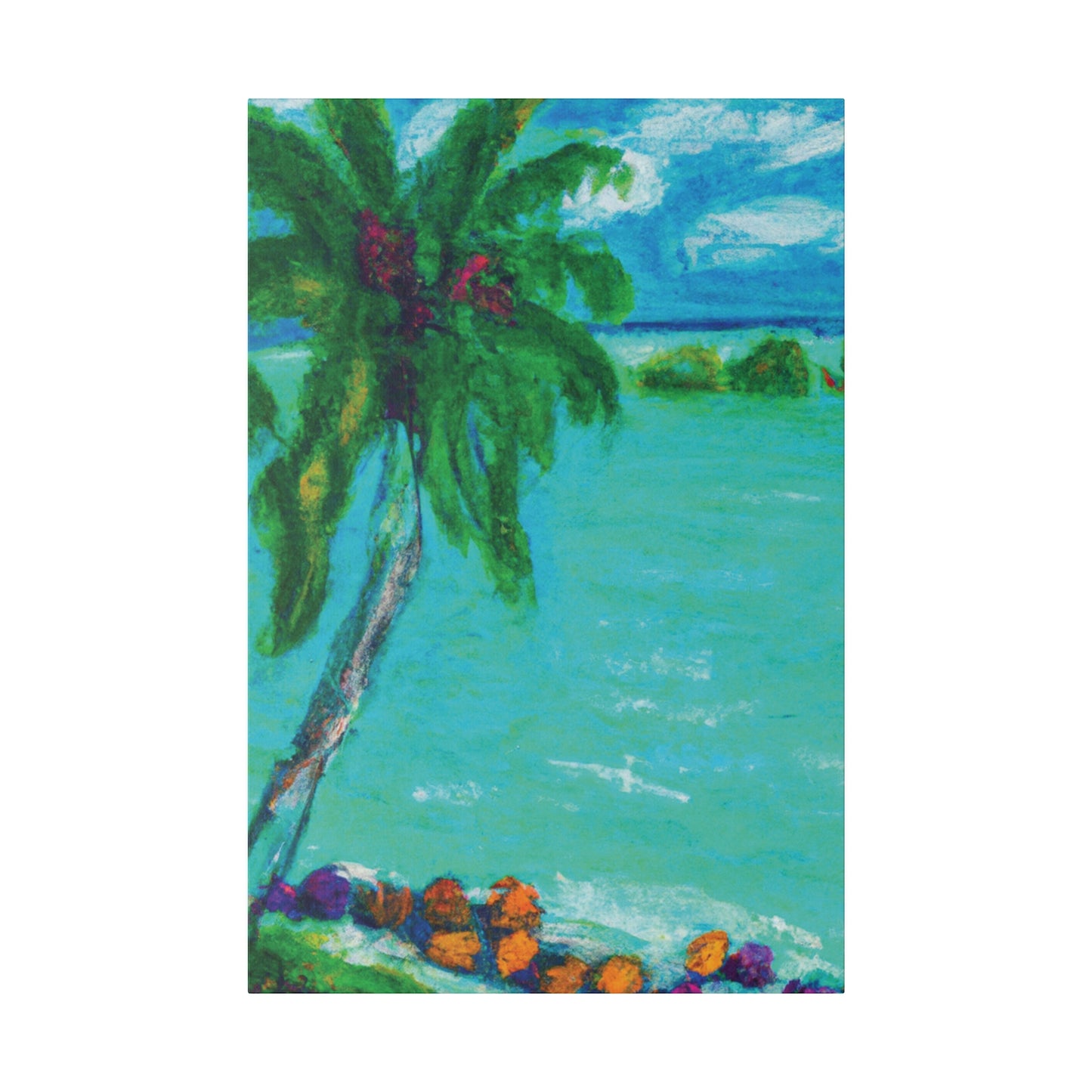 8864T - Bahamas Ocean Painting Print | Bahamas | Ocean | Beach | Poster | Home Decor | Wall Art | Canvas