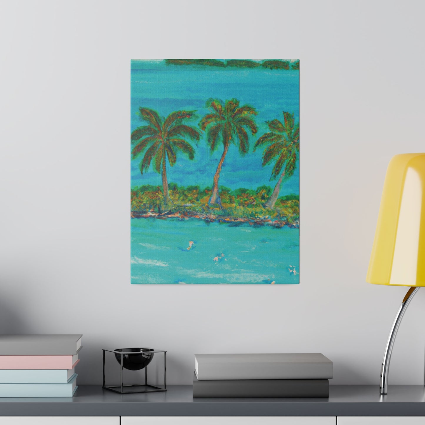 4205N - Bahamas Ocean Painting Print | Bahamas | Ocean | Beach | Poster | Home Decor | Wall Art | Canvas