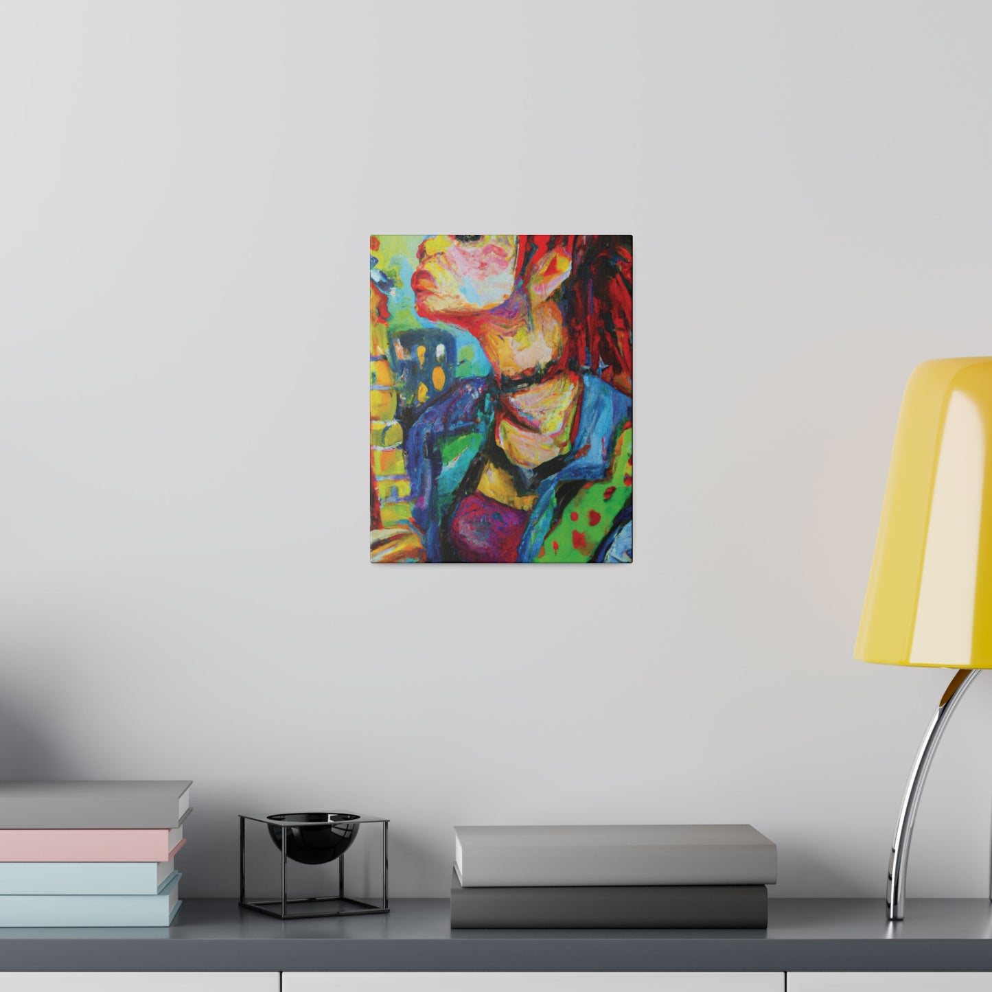 4898X - Rockstar Oil Painting Style Print | Poster | Home Decor | Wall Art | Music Art | Canvas