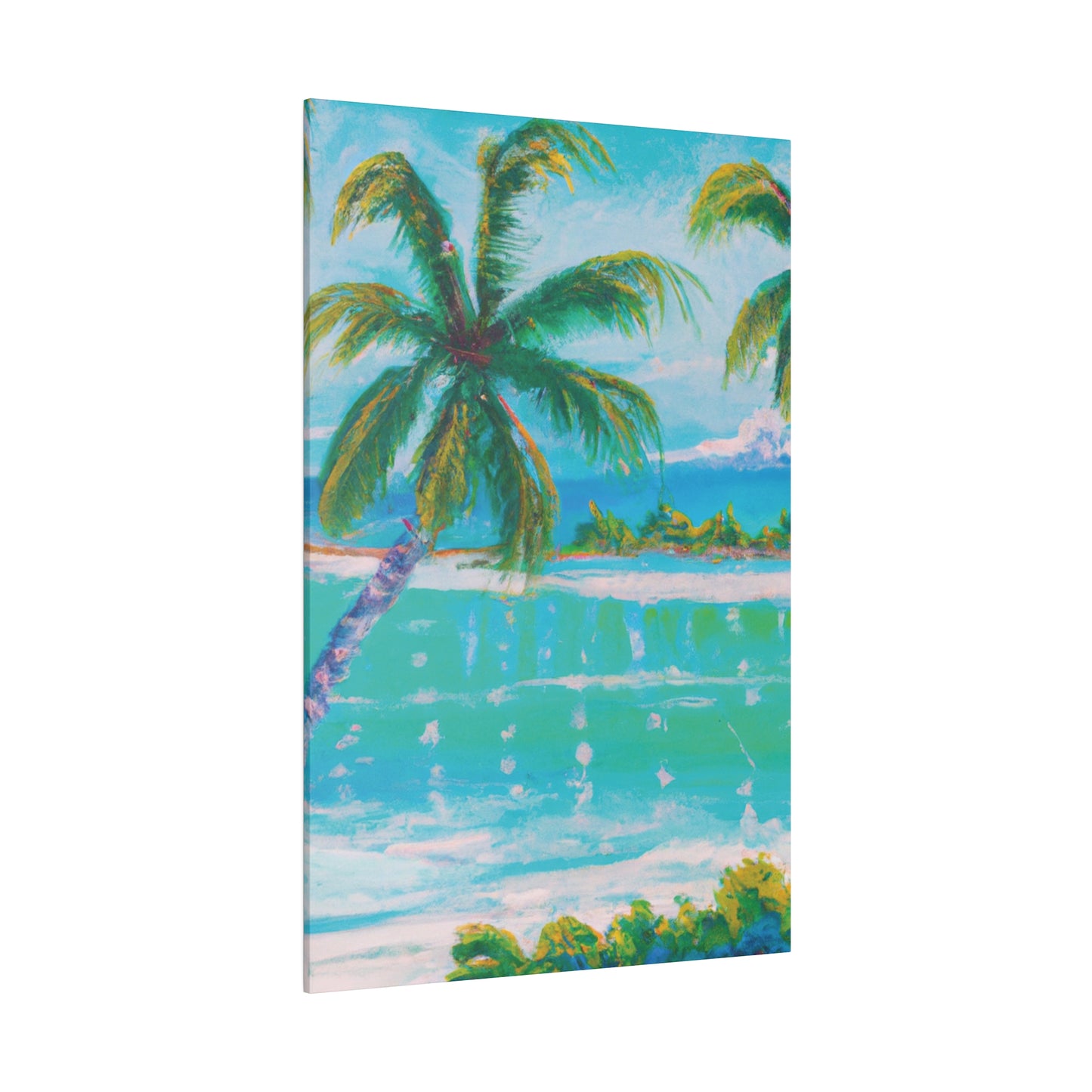 9452K - Bahamas Ocean Painting Print | Bahamas | Ocean | Beach | Poster | Home Decor | Wall Art | Canvas