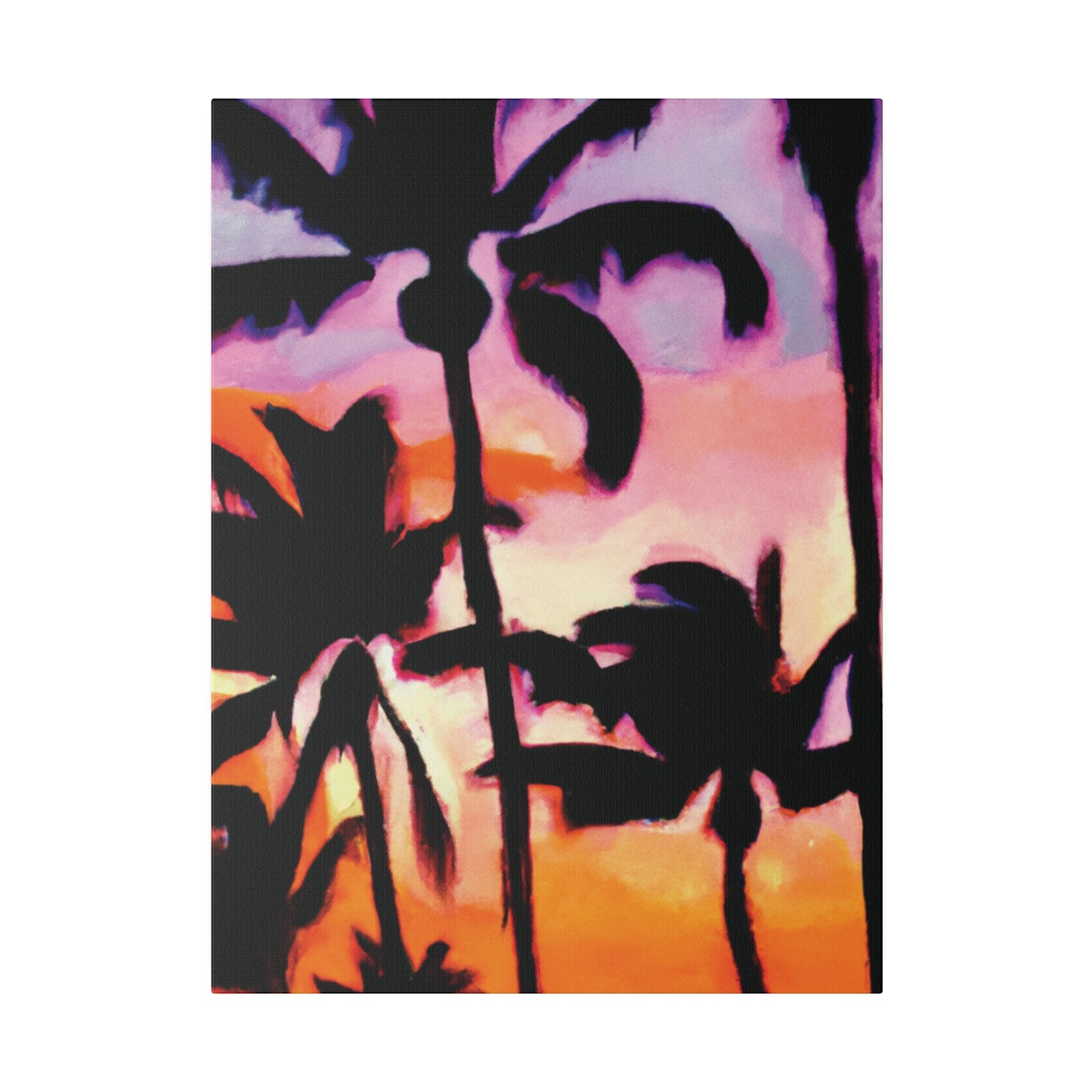 2090A - Miami Beach Sunset Painting Print | Miami | Beach | Sunset | Poster | Home Decor | Wall Art | Canvas