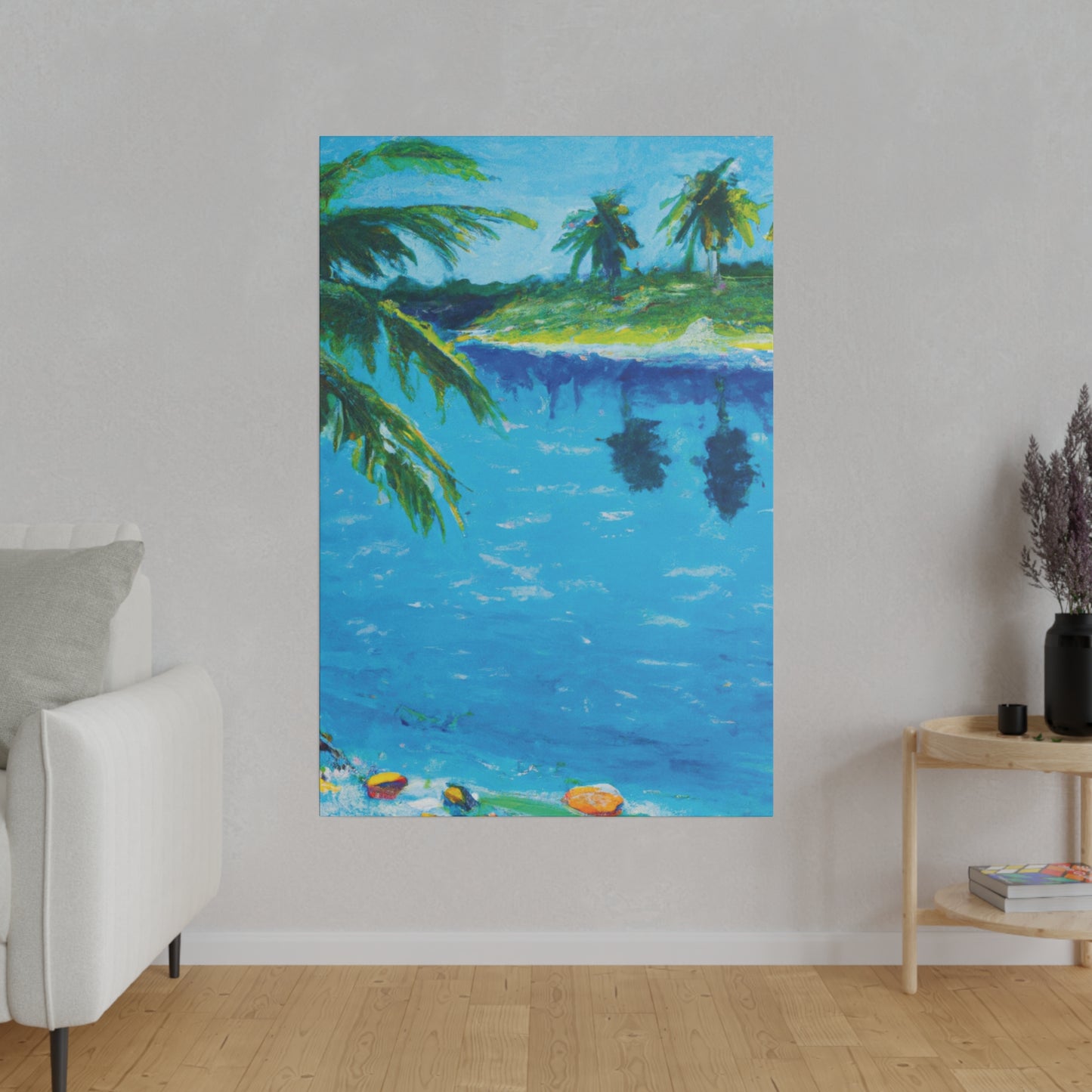 4568T - Bahamas Ocean Painting Print | Bahamas | Ocean | Beach | Poster | Home Decor | Wall Art | Canvas