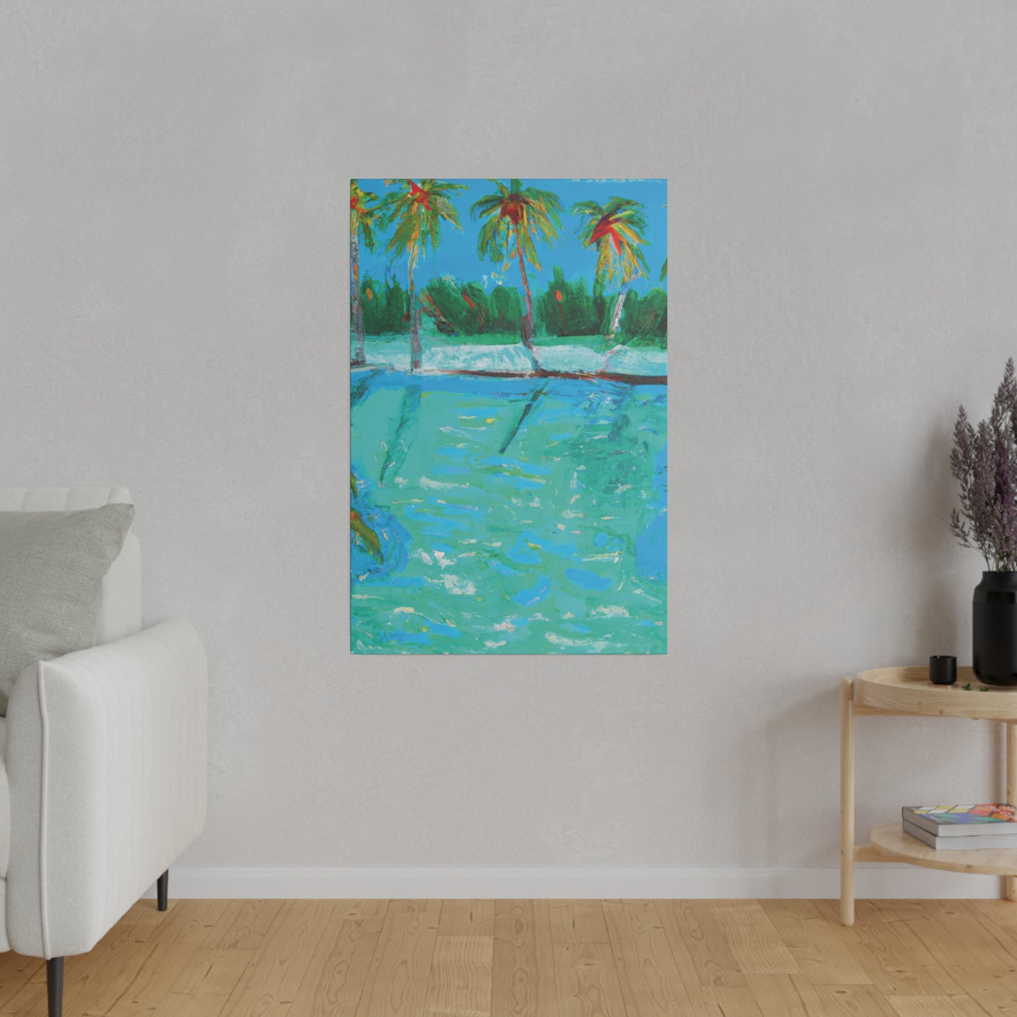 8483P - Bahamas Ocean Painting Print | Bahamas | Ocean | Beach | Poster | Home Decor | Wall Art | Canvas