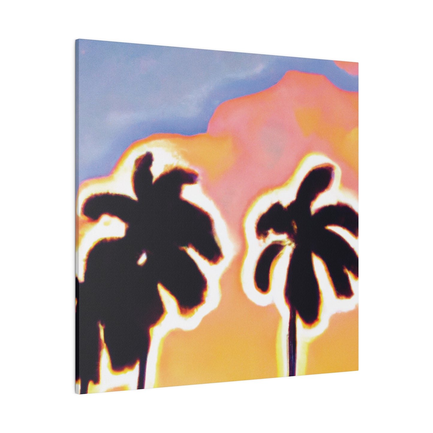 2766U - Miami Beach Sunset Painting Print | Miami | Beach | Sunset | Poster | Home Decor | Wall Art | Canvas