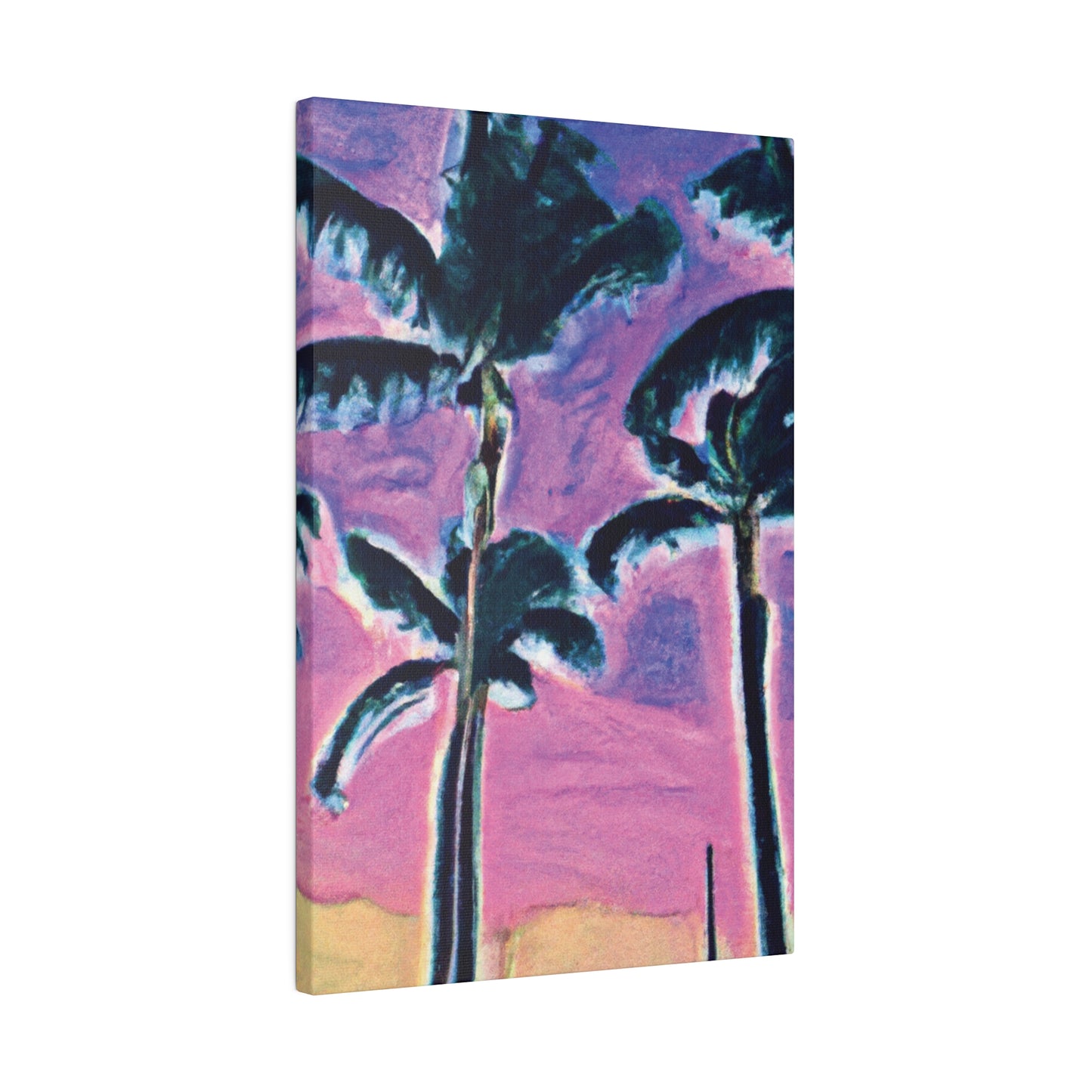 5697K - Miami Beach Sunset Painting Print | Miami | Beach | Sunset | Poster | Home Decor | Wall Art | Canvas