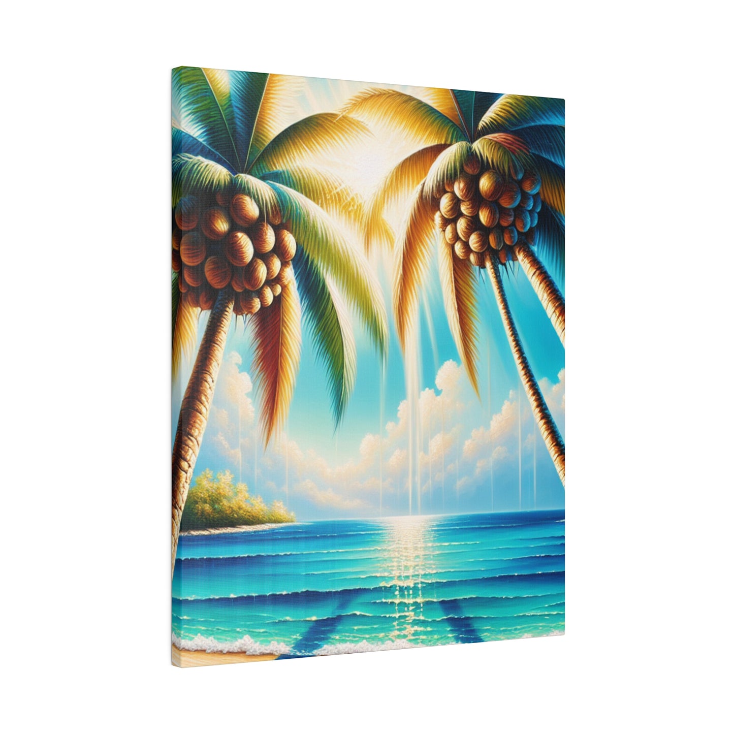 3627F - Bahamas Ocean Painting Print | Bahamas | Ocean | Beach | Poster | Home Decor | Wall Art | Canvas