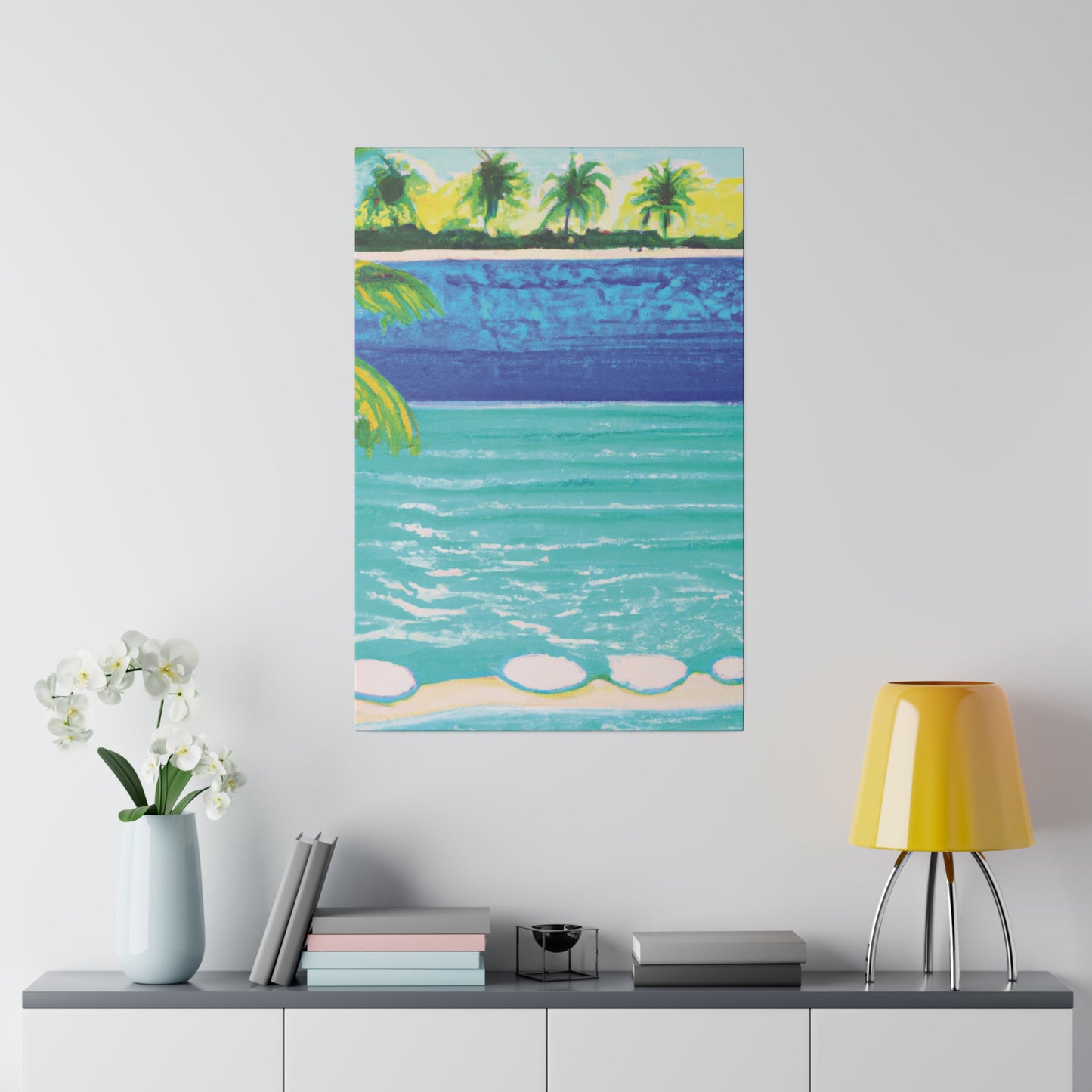 4234Z - Bahamas Ocean Painting Print | Bahamas | Ocean | Beach | Poster | Home Decor | Wall Art | Canvas