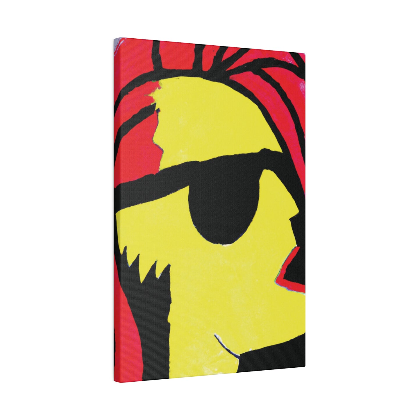 9456P - Rockstar Painting Print | Face | Abstract | Poster | Home Decor | Wall Art | Music Art | Canvas
