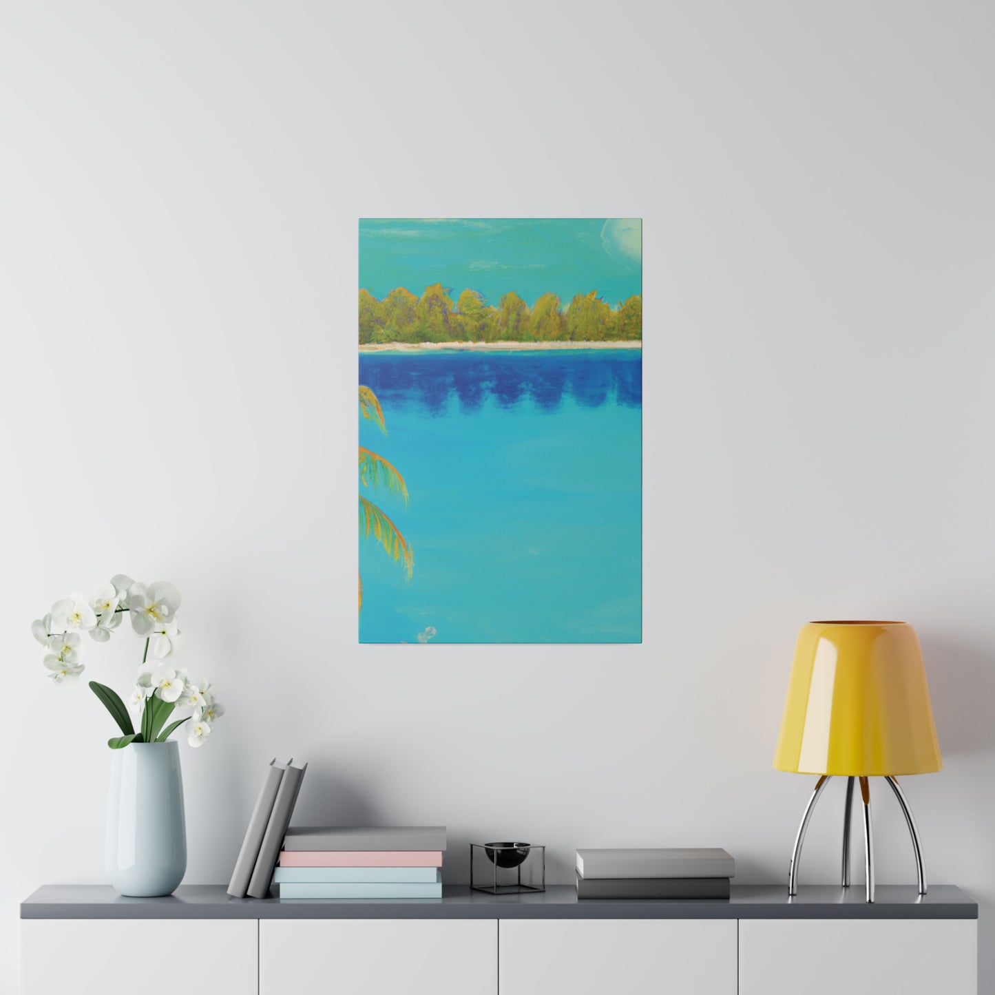 9134K - Bahamas Ocean Painting Print | Bahamas | Ocean | Beach | Poster | Home Decor | Wall Art | Canvas