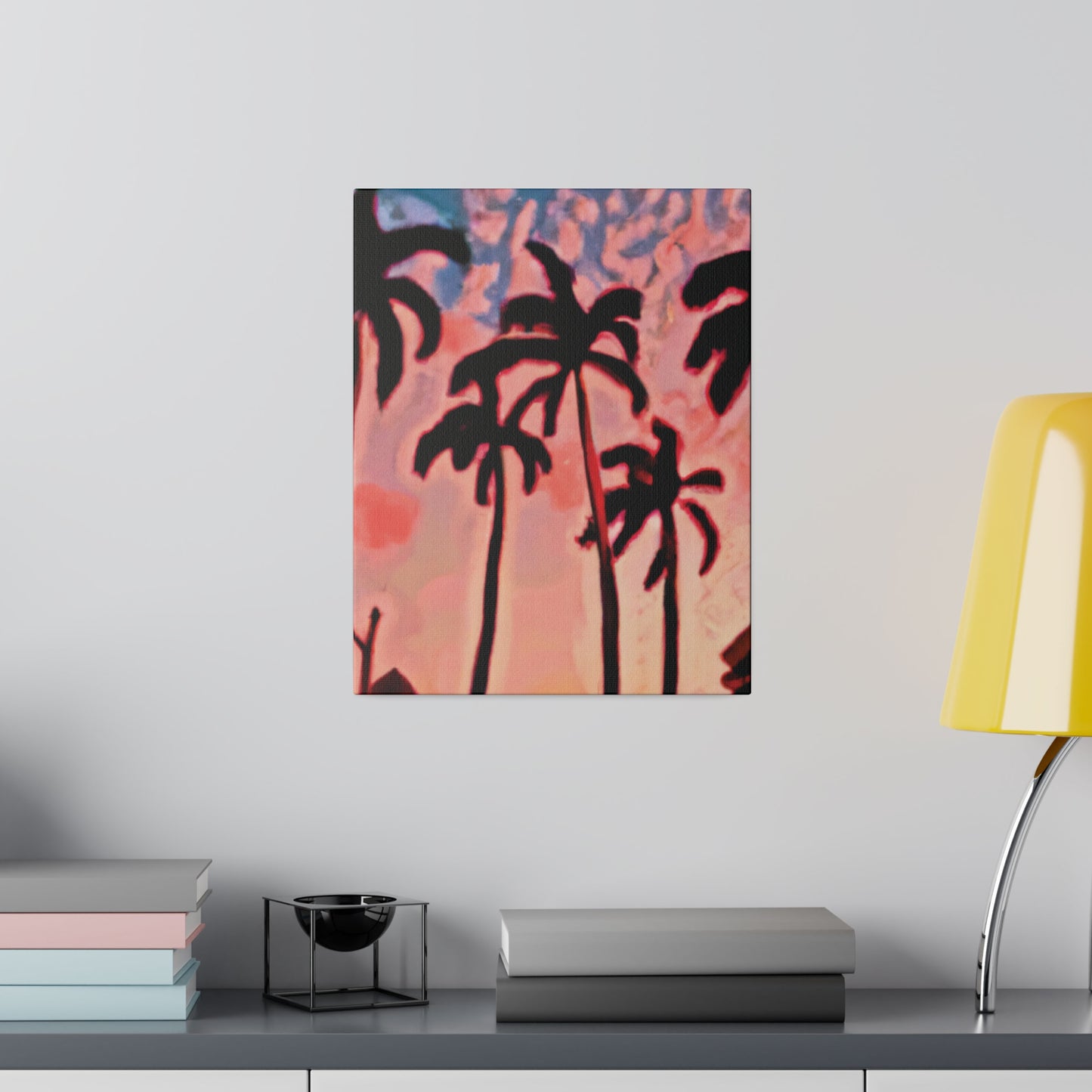 3784J - Miami Beach Sunset Painting Print | Miami | Beach | Sunset | Poster | Home Decor | Wall Art | Canvas