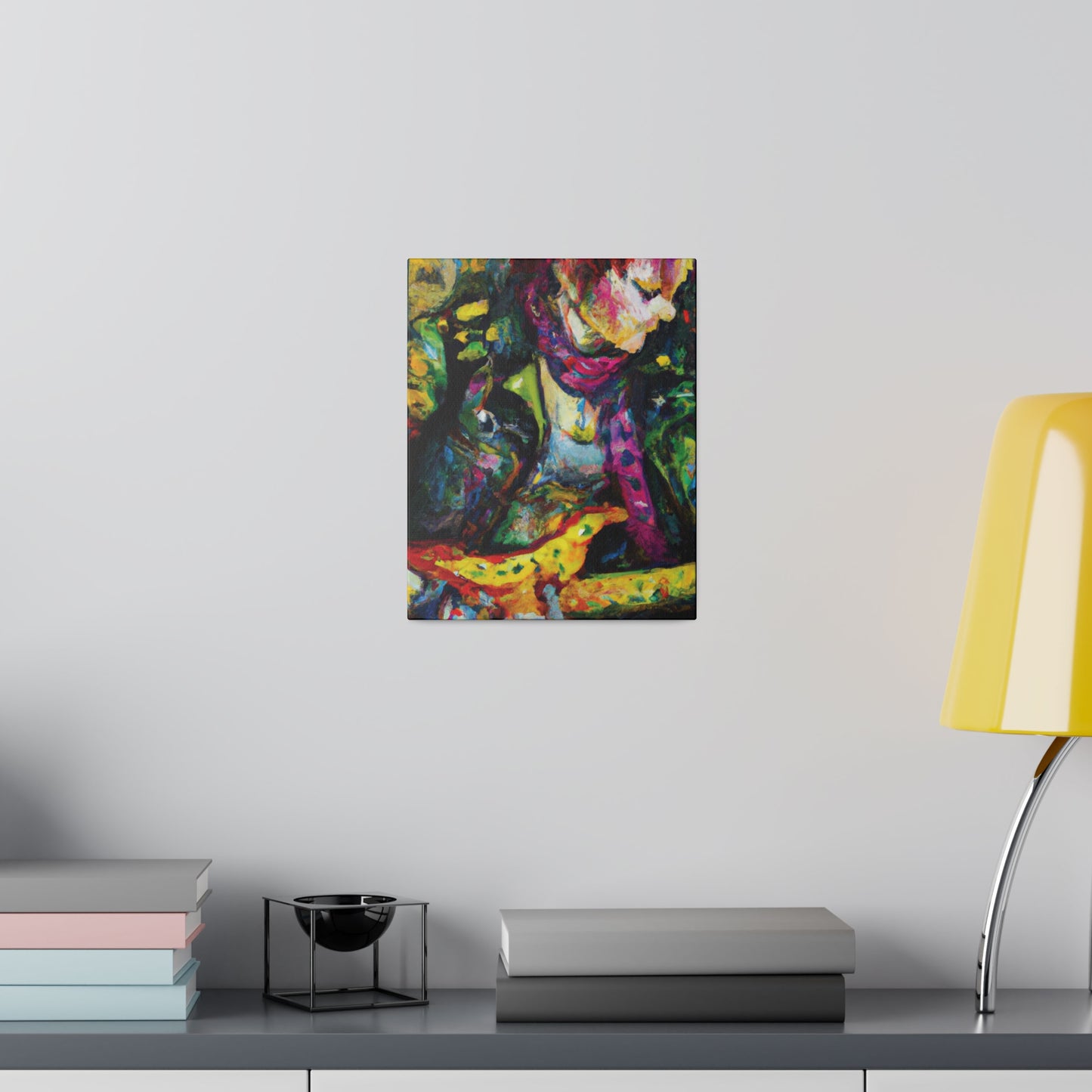 3668A - Rockstar Oil Painting Style Print | Poster | Home Decor | Wall Art | Music Art | Canvas