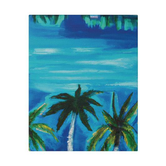 6741K - Bahamas Ocean Painting Print | Bahamas | Ocean | Beach | Poster | Home Decor | Wall Art | Canvas