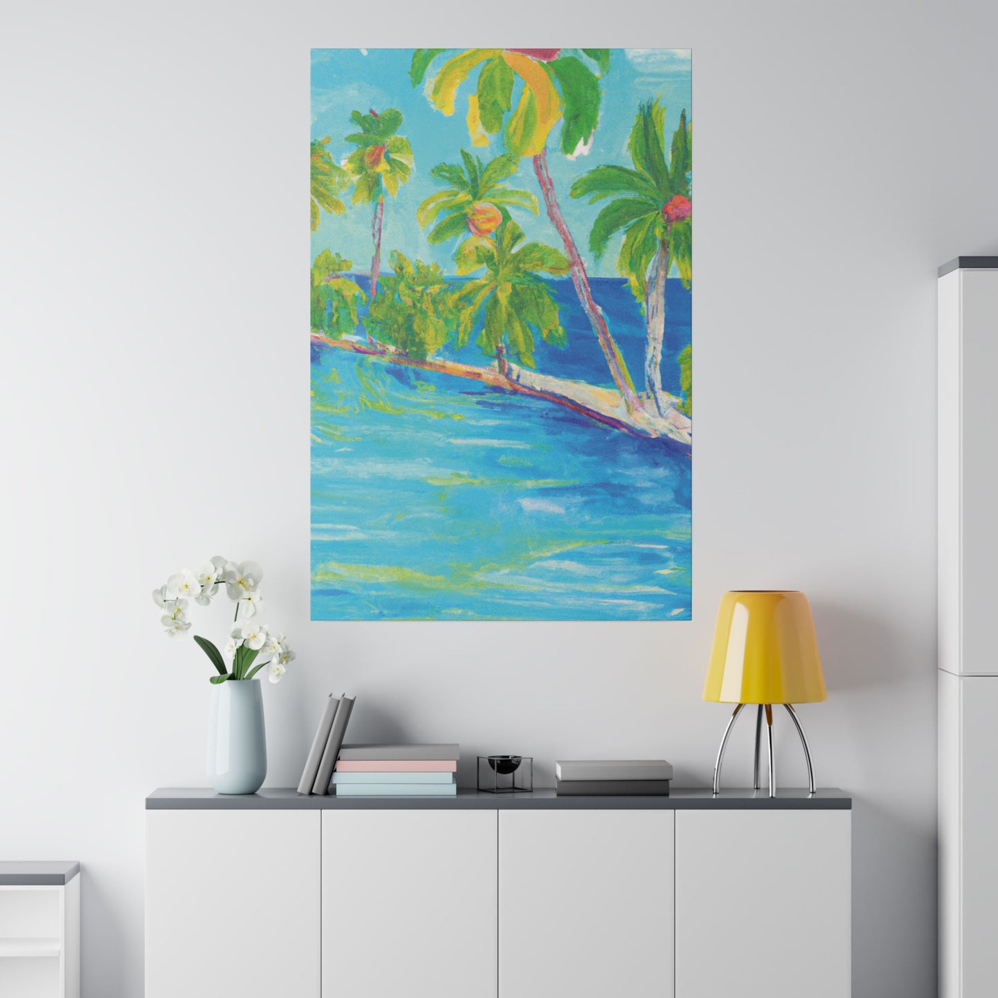 8256Q - Bahamas Ocean Painting Print | Bahamas | Ocean | Beach | Poster | Home Decor | Wall Art | Canvas