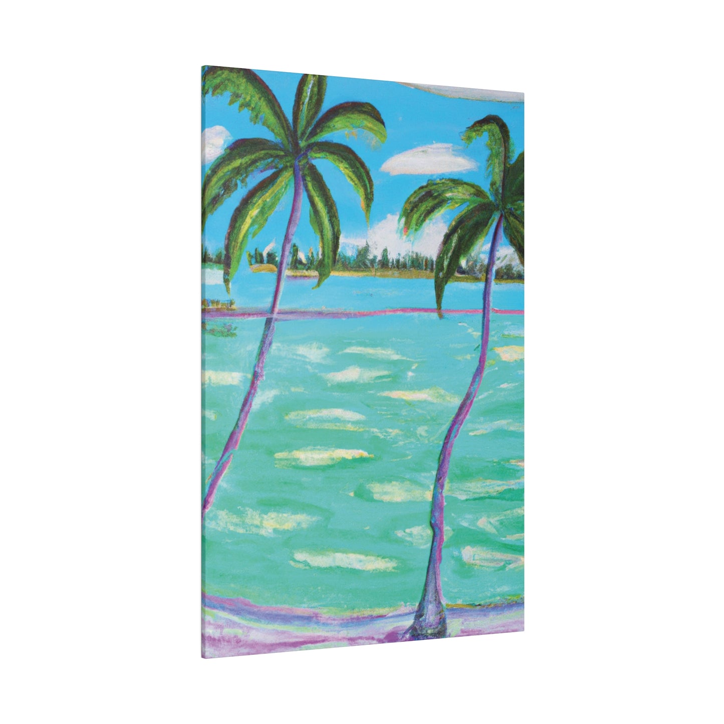 4451X - Bahamas Ocean Painting Print | Bahamas | Ocean | Beach | Poster | Home Decor | Wall Art | Canvas