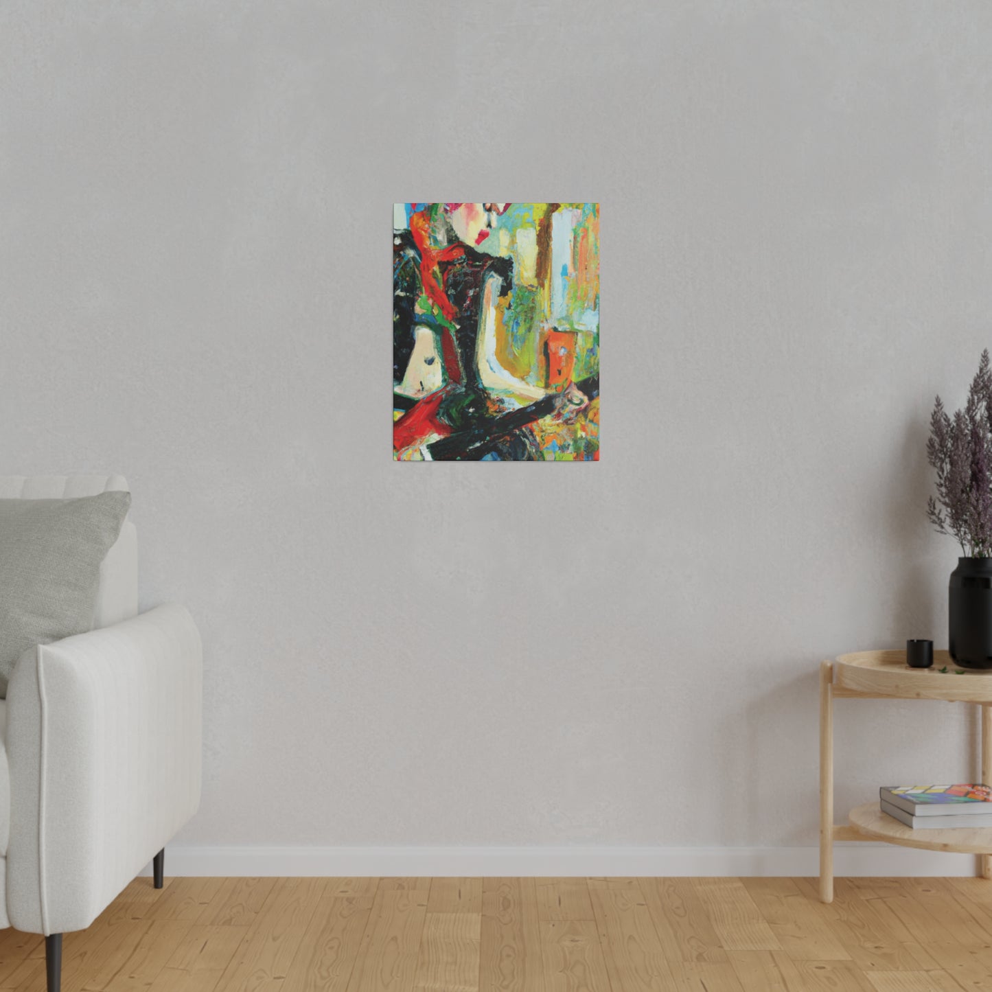 4824H - Rockstar Oil Painting Style Print | Poster | Home Decor | Wall Art | Music Art | Canvas