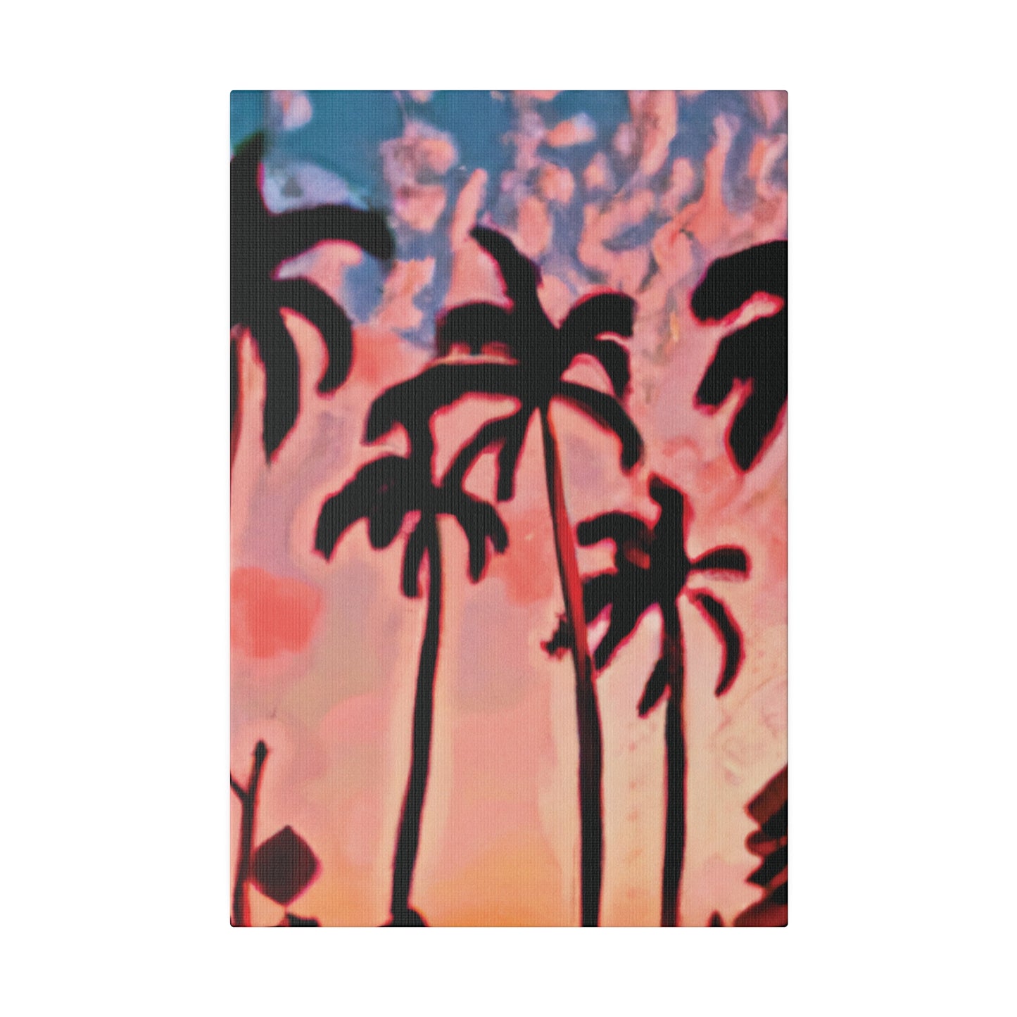 3784J - Miami Beach Sunset Painting Print | Miami | Beach | Sunset | Poster | Home Decor | Wall Art | Canvas