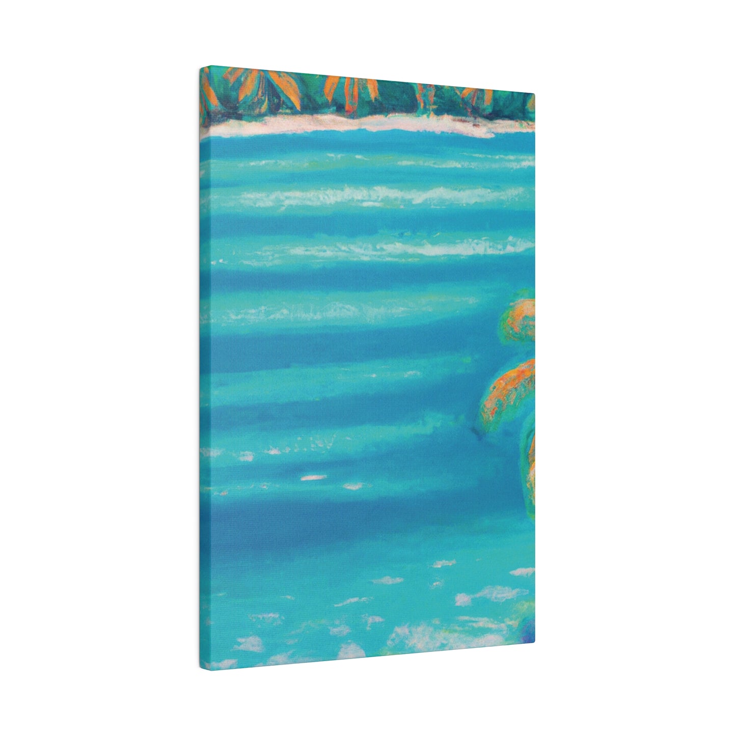 8745H - Bahamas Ocean Painting Print | Bahamas | Ocean | Beach | Poster | Home Decor | Wall Art | Canvas