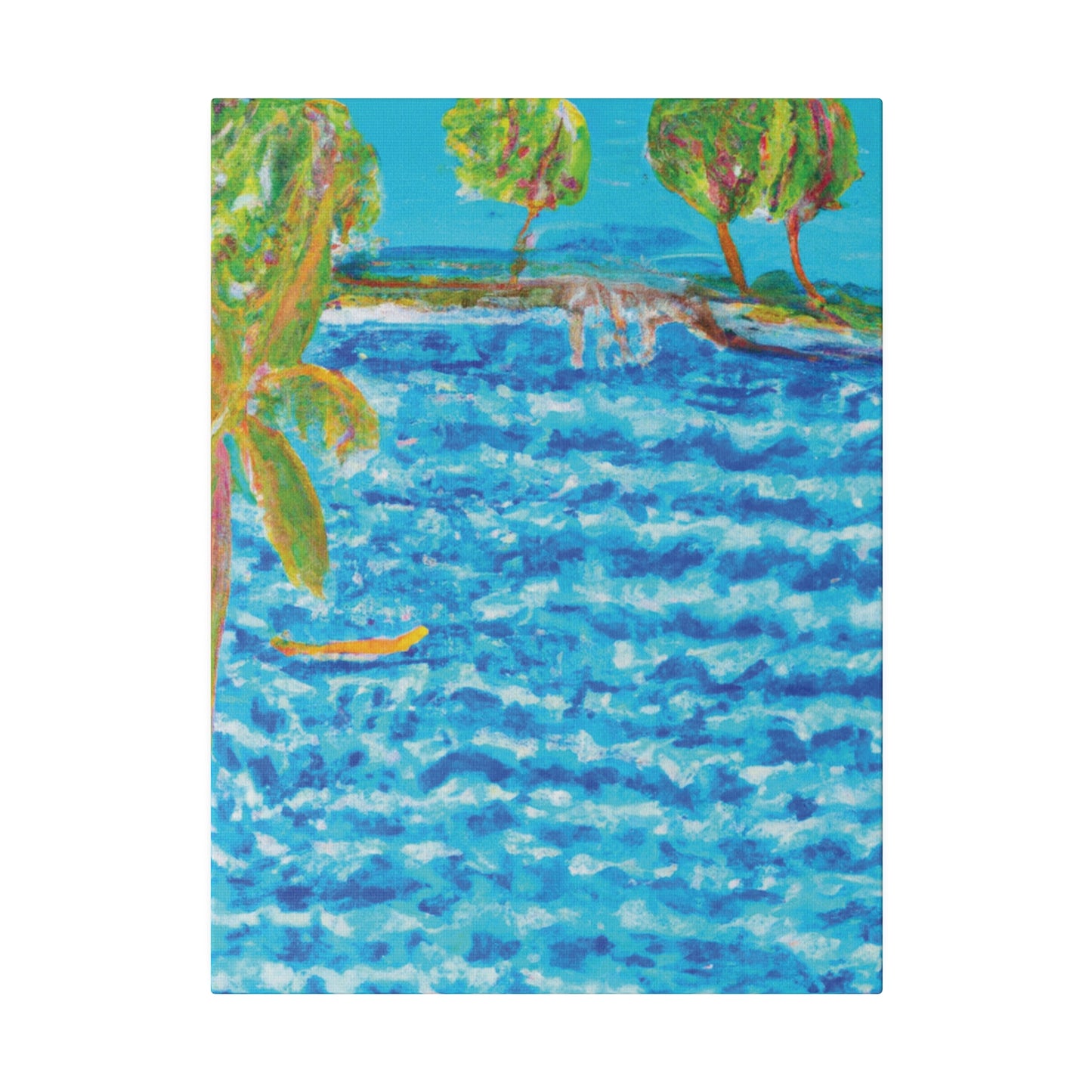 3687E - Bahamas Ocean Painting Print | Bahamas | Ocean | Beach | Poster | Home Decor | Wall Art | Canvas