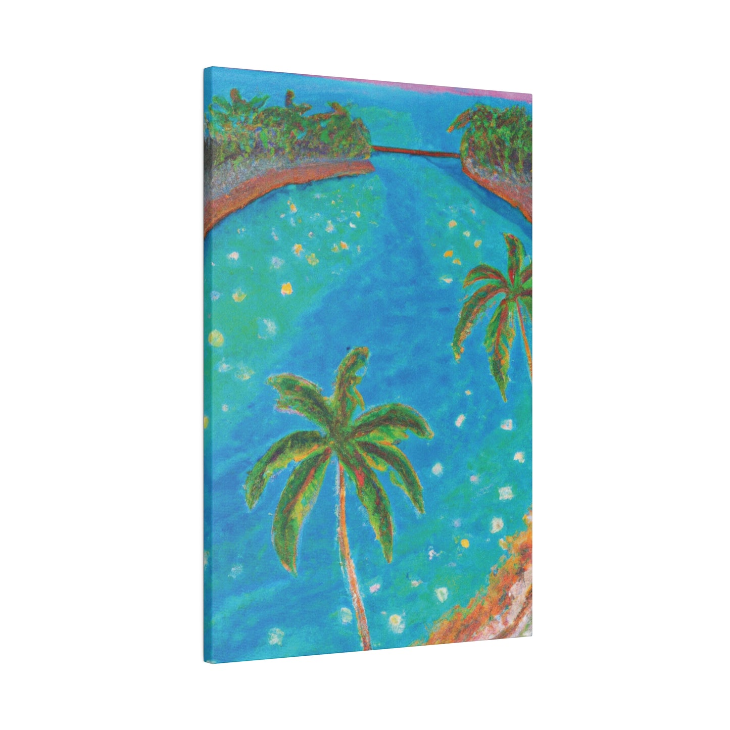 3827C - Bahamas Ocean Painting Print | Bahamas | Ocean | Beach | Poster | Home Decor | Wall Art | Canvas