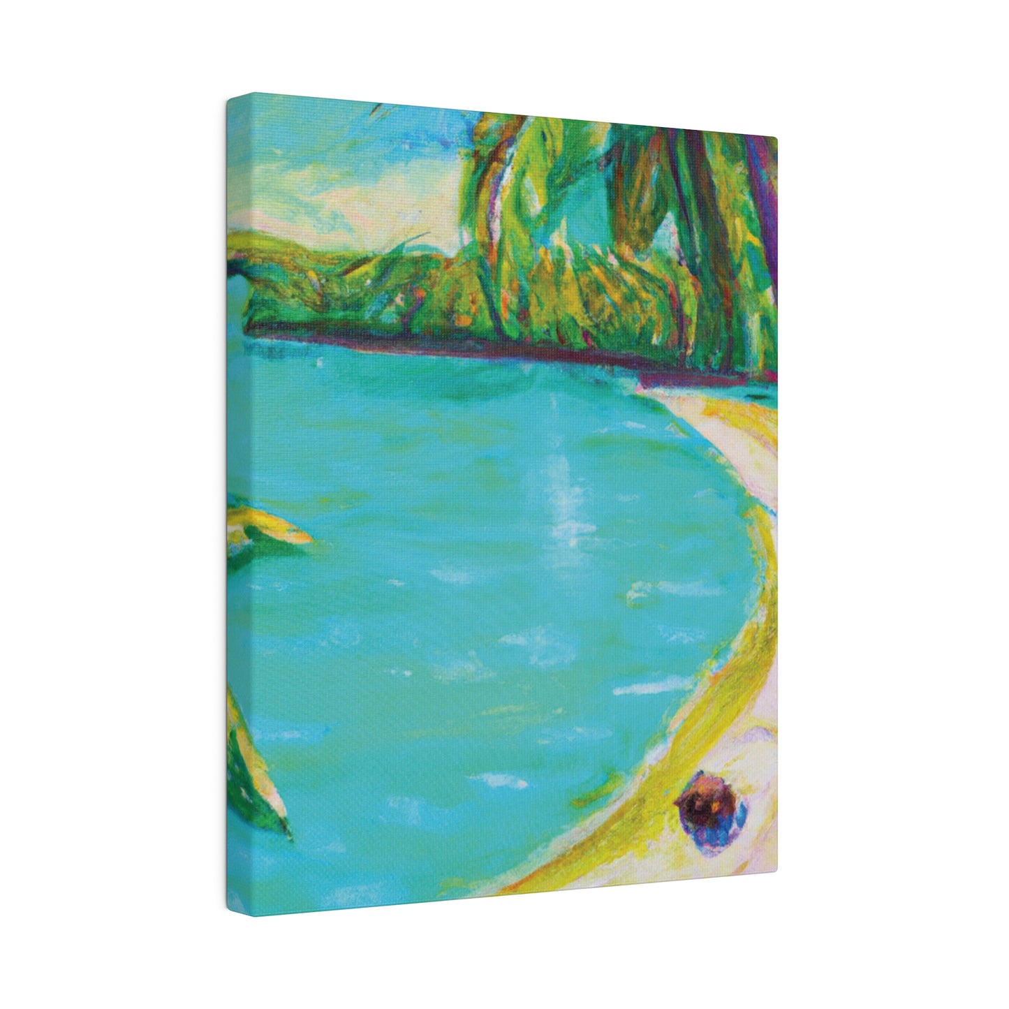 2421K - Bahamas Ocean Painting Print | Bahamas | Ocean | Beach | Poster | Home Decor | Wall Art | Canvas