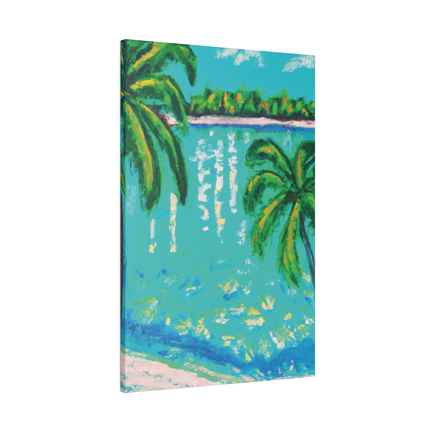 6412Q - Bahamas Ocean Painting Print | Bahamas | Ocean | Beach | Poster | Home Decor | Wall Art | Canvas