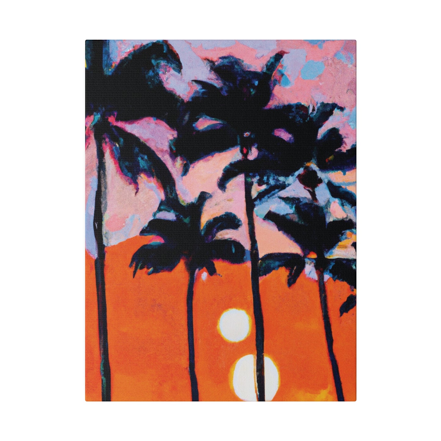 5347Z - Miami Beach Sunset Painting Print | Miami | Beach | Sunset | Poster | Home Decor | Wall Art | Canvas