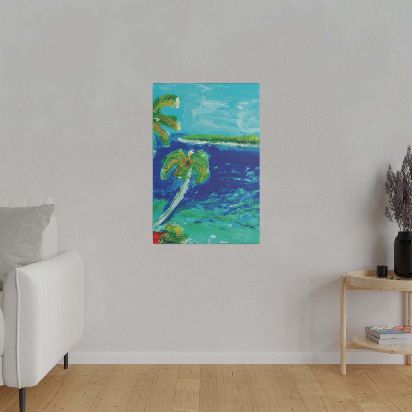 4657V - Bahamas Ocean Painting Print | Bahamas | Ocean | Beach | Poster | Home Decor | Wall Art | Canvas