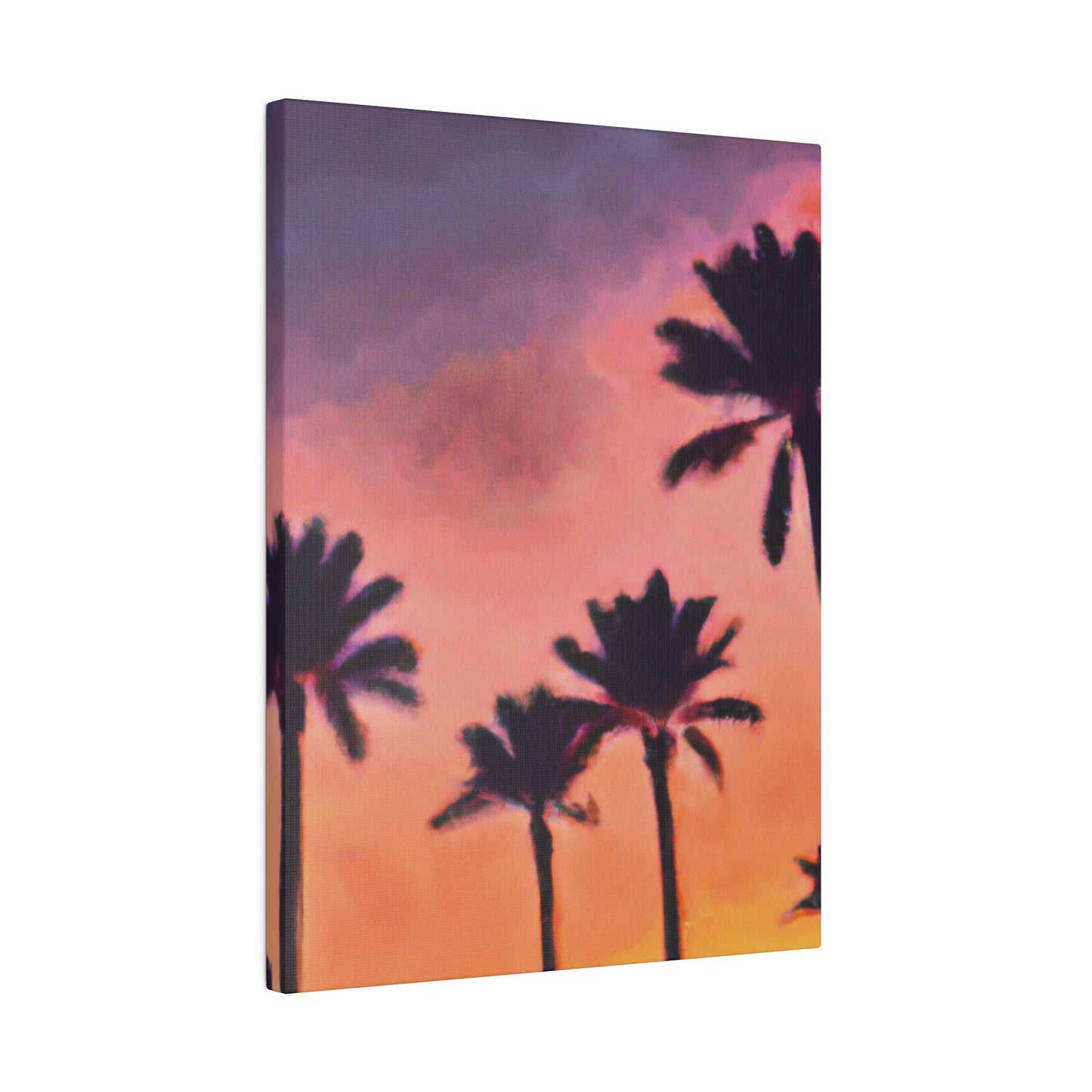 9389U - Miami Beach Sunset Painting Print | Miami | Beach | Sunset | Poster | Home Decor | Wall Art | Canvas