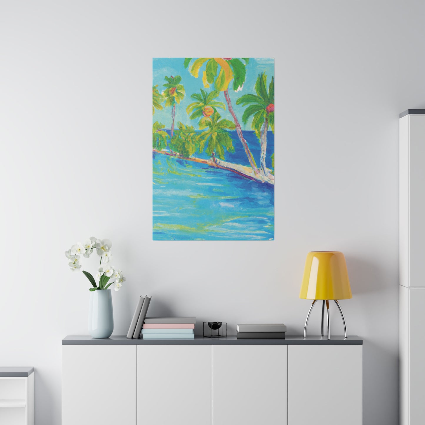 8256Q - Bahamas Ocean Painting Print | Bahamas | Ocean | Beach | Poster | Home Decor | Wall Art | Canvas