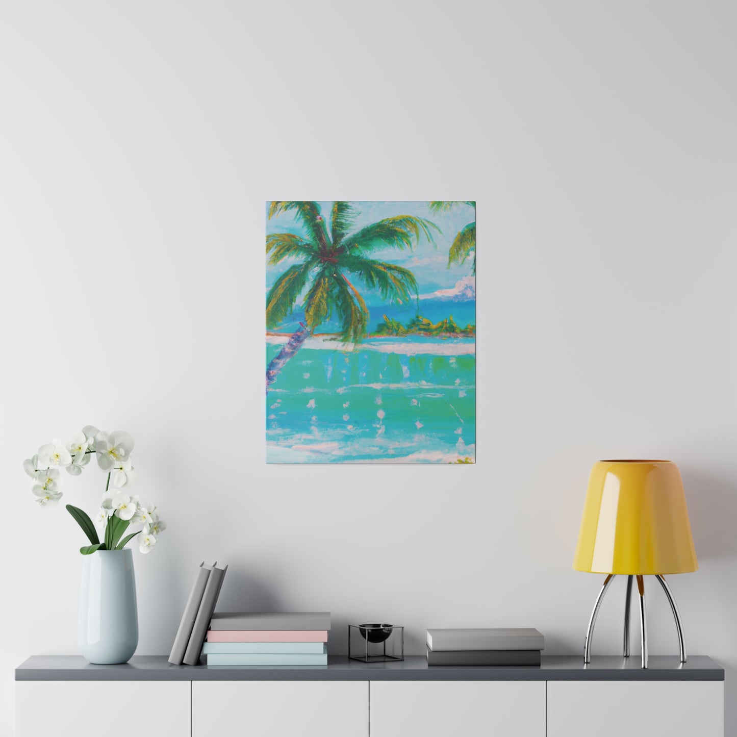 9452K - Bahamas Ocean Painting Print | Bahamas | Ocean | Beach | Poster | Home Decor | Wall Art | Canvas