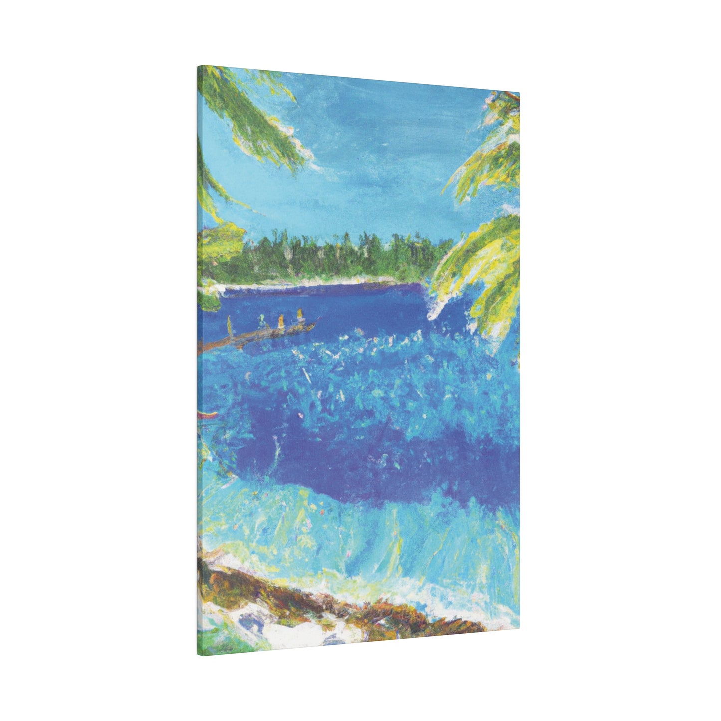 9673H - Bahamas Ocean Painting Print | Bahamas | Ocean | Beach | Poster | Home Decor | Wall Art | Canvas