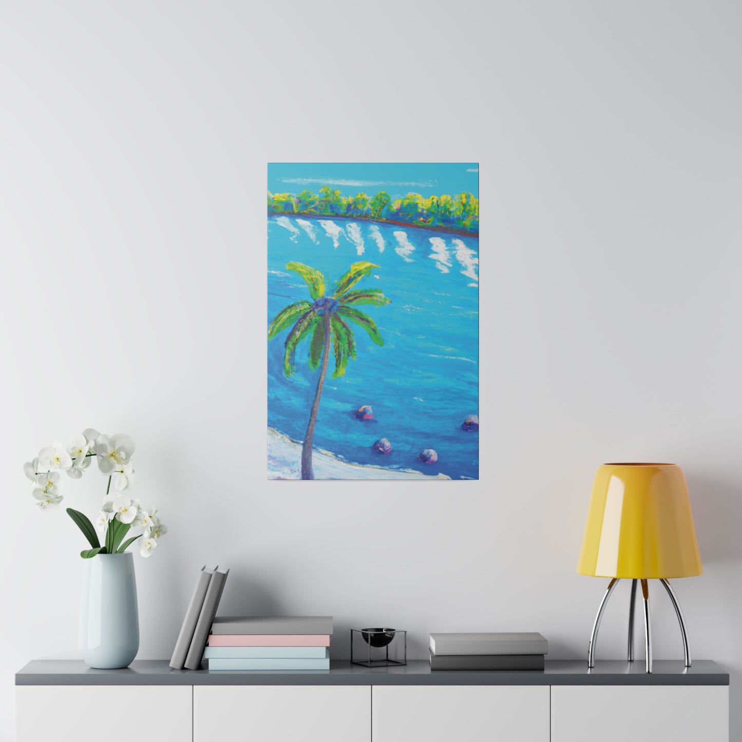 3952F - Bahamas Ocean Painting Print | Bahamas | Ocean | Beach | Poster | Home Decor | Wall Art | Canvas