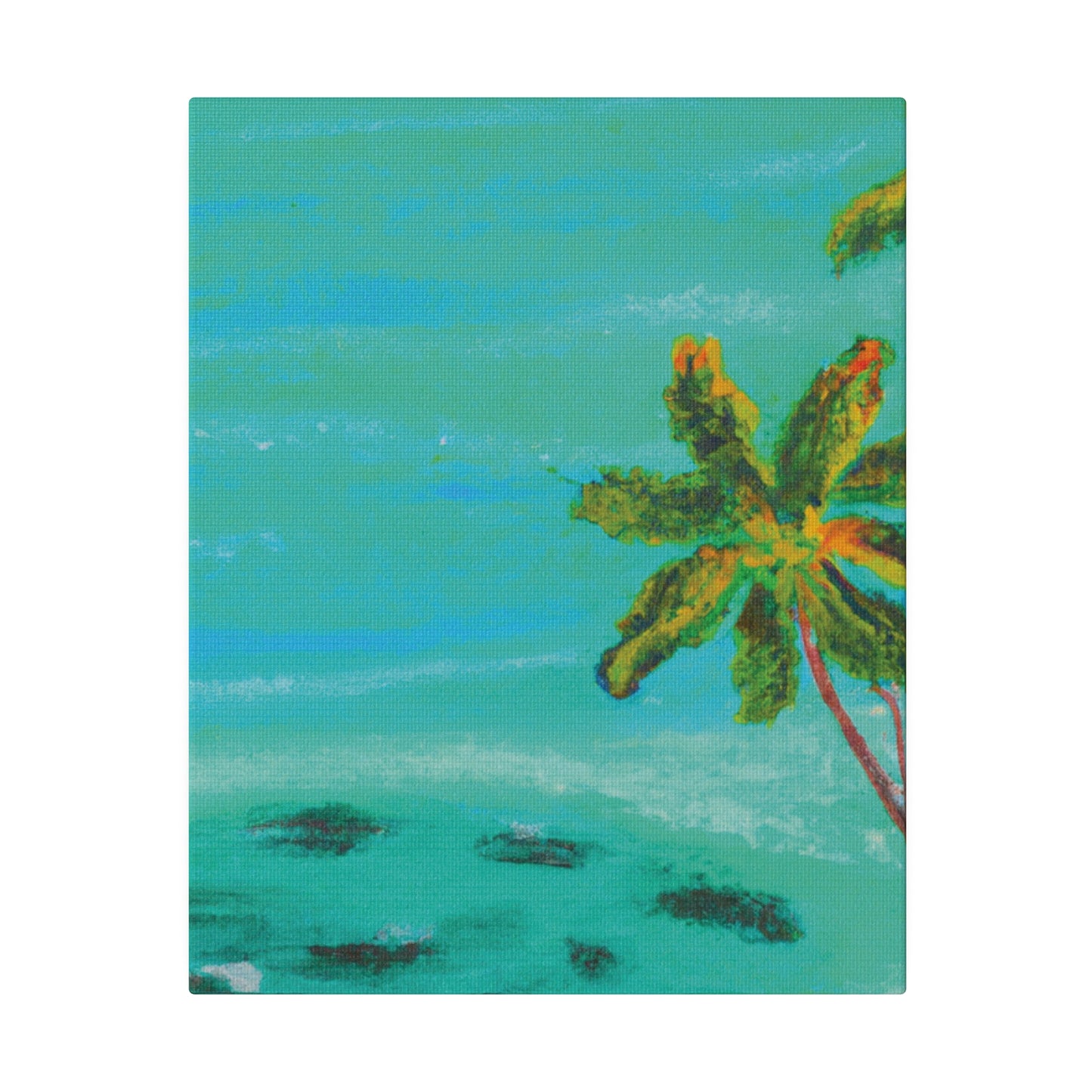 1417P - Bahamas Ocean Painting Print | Bahamas | Ocean | Beach | Poster | Home Decor | Wall Art | Canvas