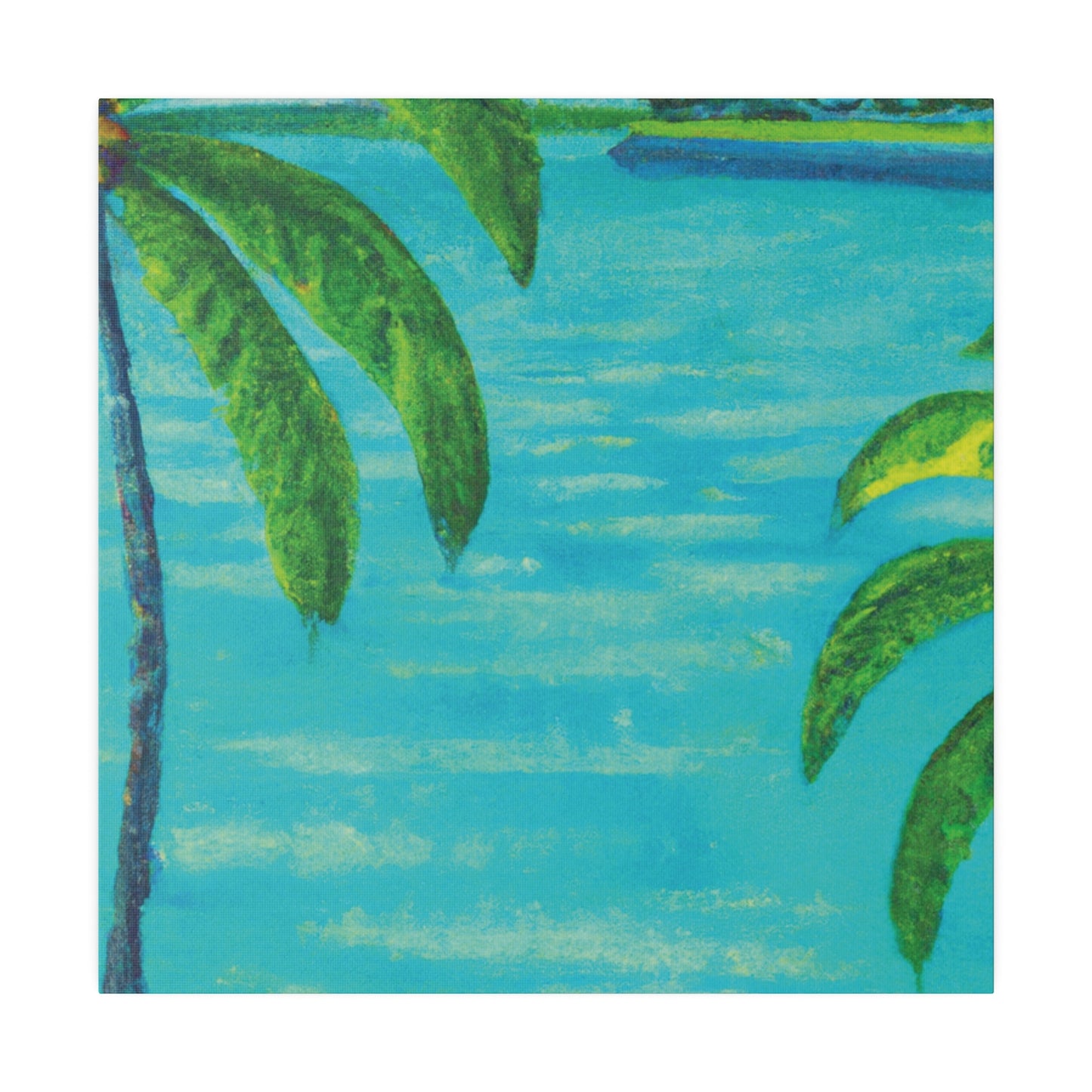 3184O - Bahamas Ocean Painting Print | Bahamas | Ocean | Beach | Poster | Home Decor | Wall Art | Canvas