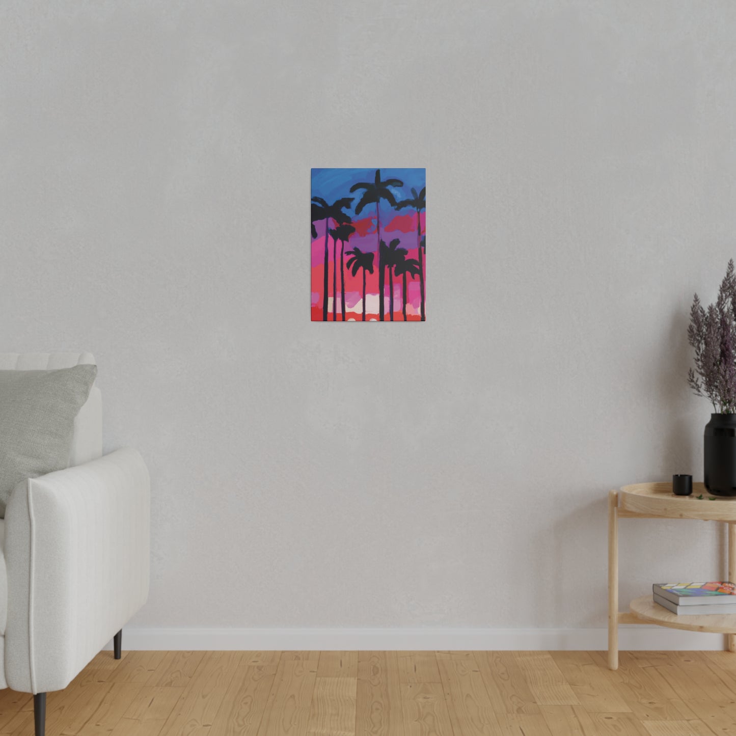 7245Y - Miami Beach Sunset Painting Print | Miami | Beach | Sunset | Poster | Home Decor | Wall Art | Canvas