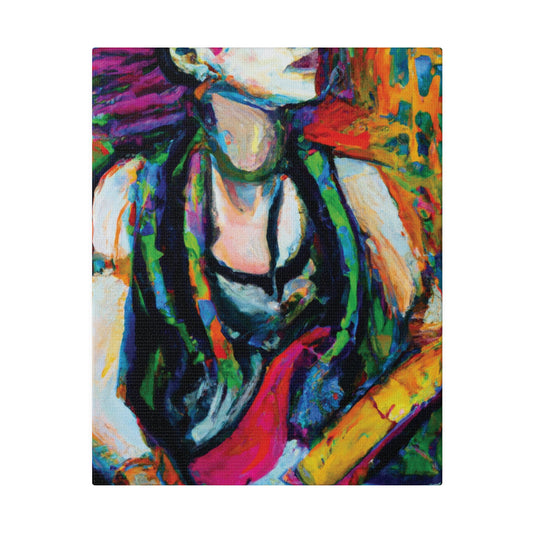 9572N - Rockstar Oil Painting Style Print | Poster | Home Decor | Wall Art | Music Art | Canvas