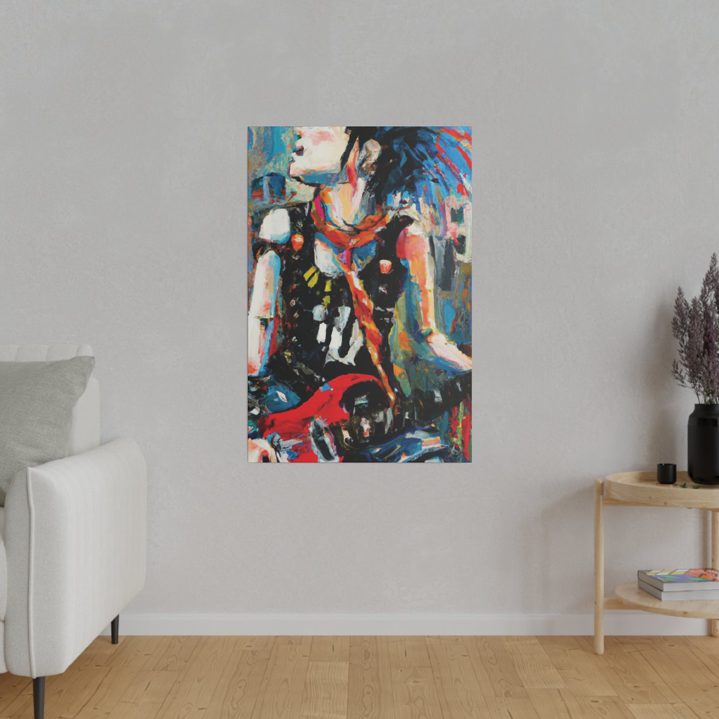 7179U - Rockstar Oil Painting Style Print | Poster | Home Decor | Wall Art | Music Art | Canvas