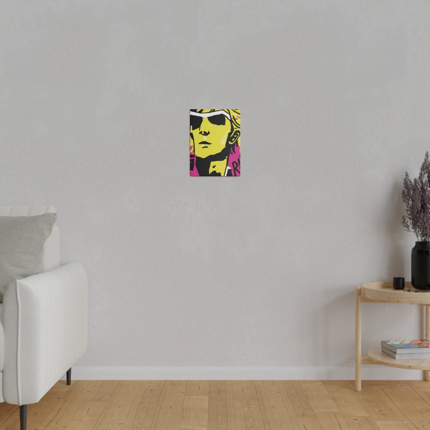 4794V - Rockstar Painting Print | Face | Abstract | Poster | Home Decor | Wall Art | Music Art | Canvas