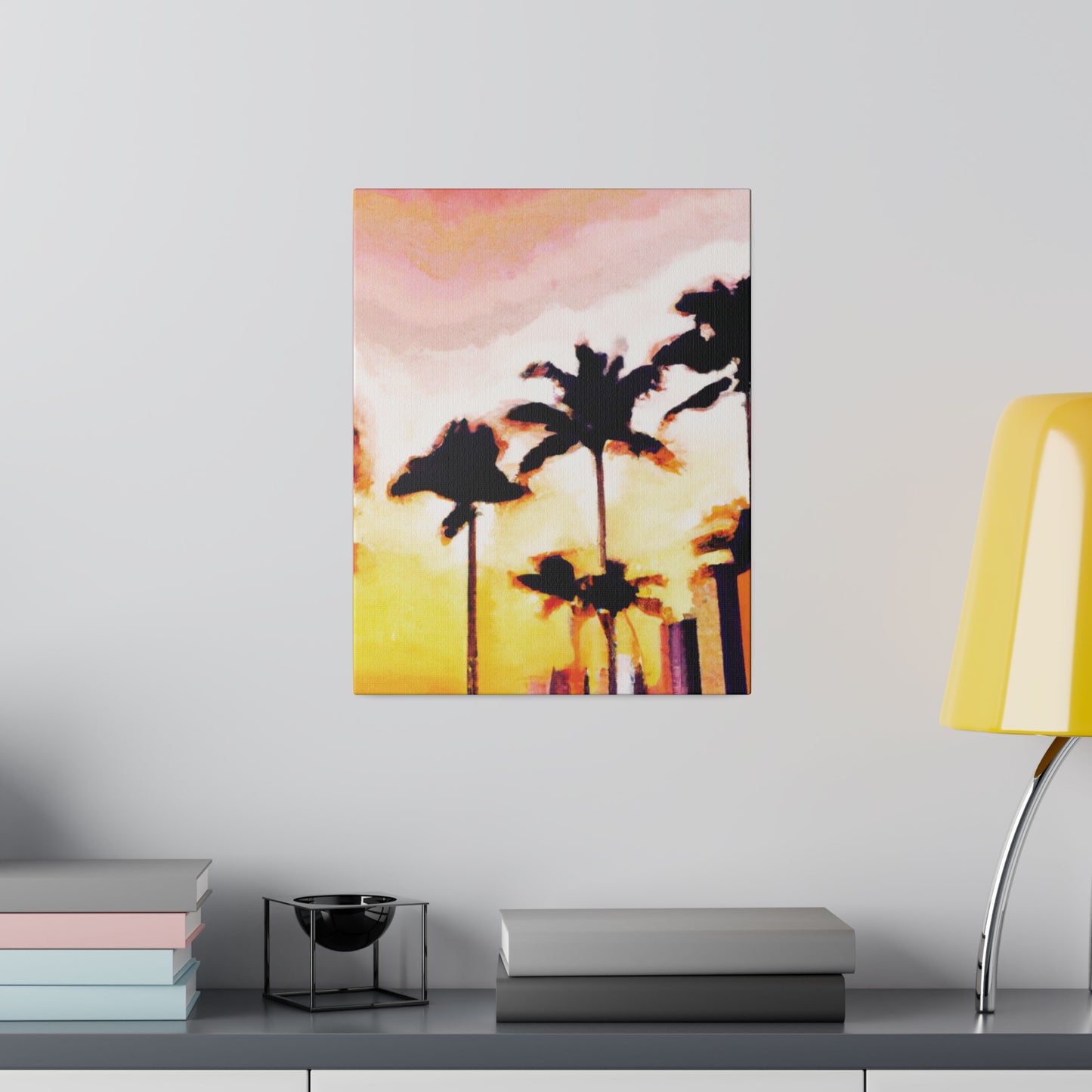 8005X - Miami Beach Sunset Painting Print | Miami | Beach | Sunset | Poster | Home Decor | Wall Art | Canvas