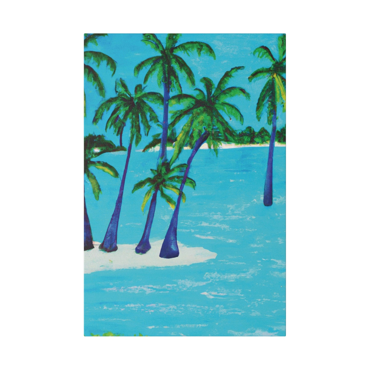 2486G - Bahamas Ocean Painting Print | Bahamas | Ocean | Beach | Poster | Home Decor | Wall Art | Canvas